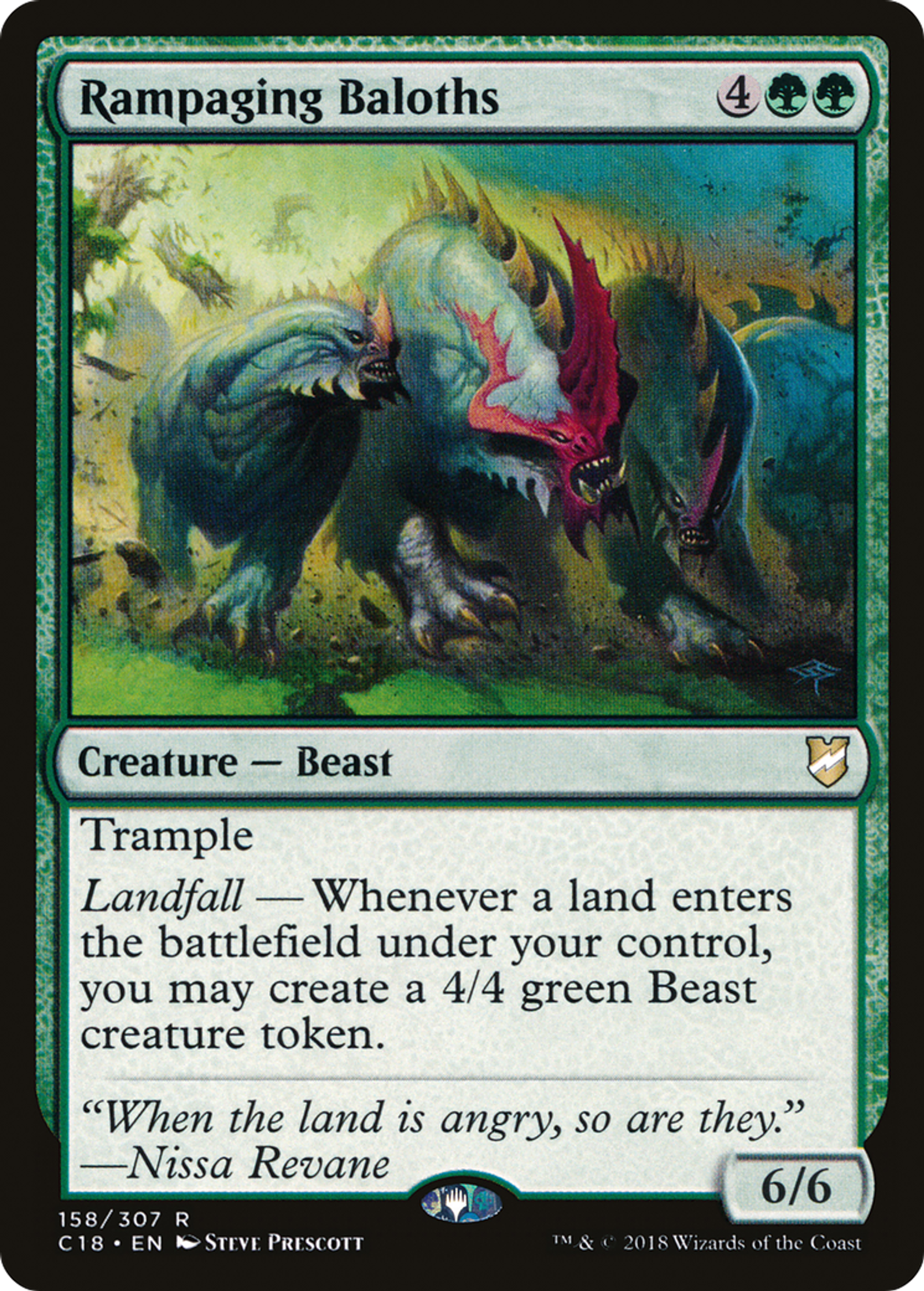 Rampaging Baloths — Commander 2018 — Magic: The Gathering