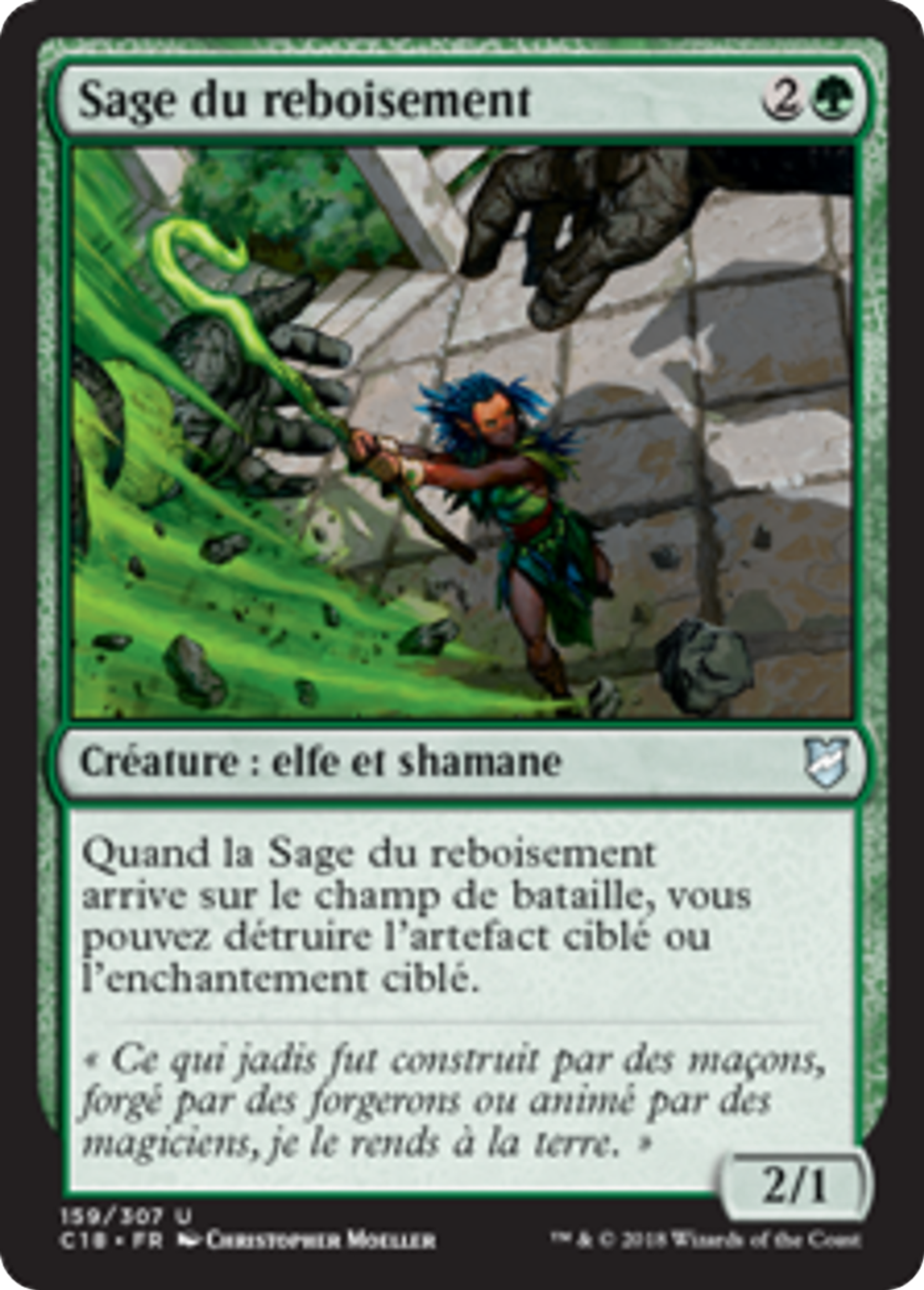 Sage du reboisement — Commander 2018 — Magic: The Gathering