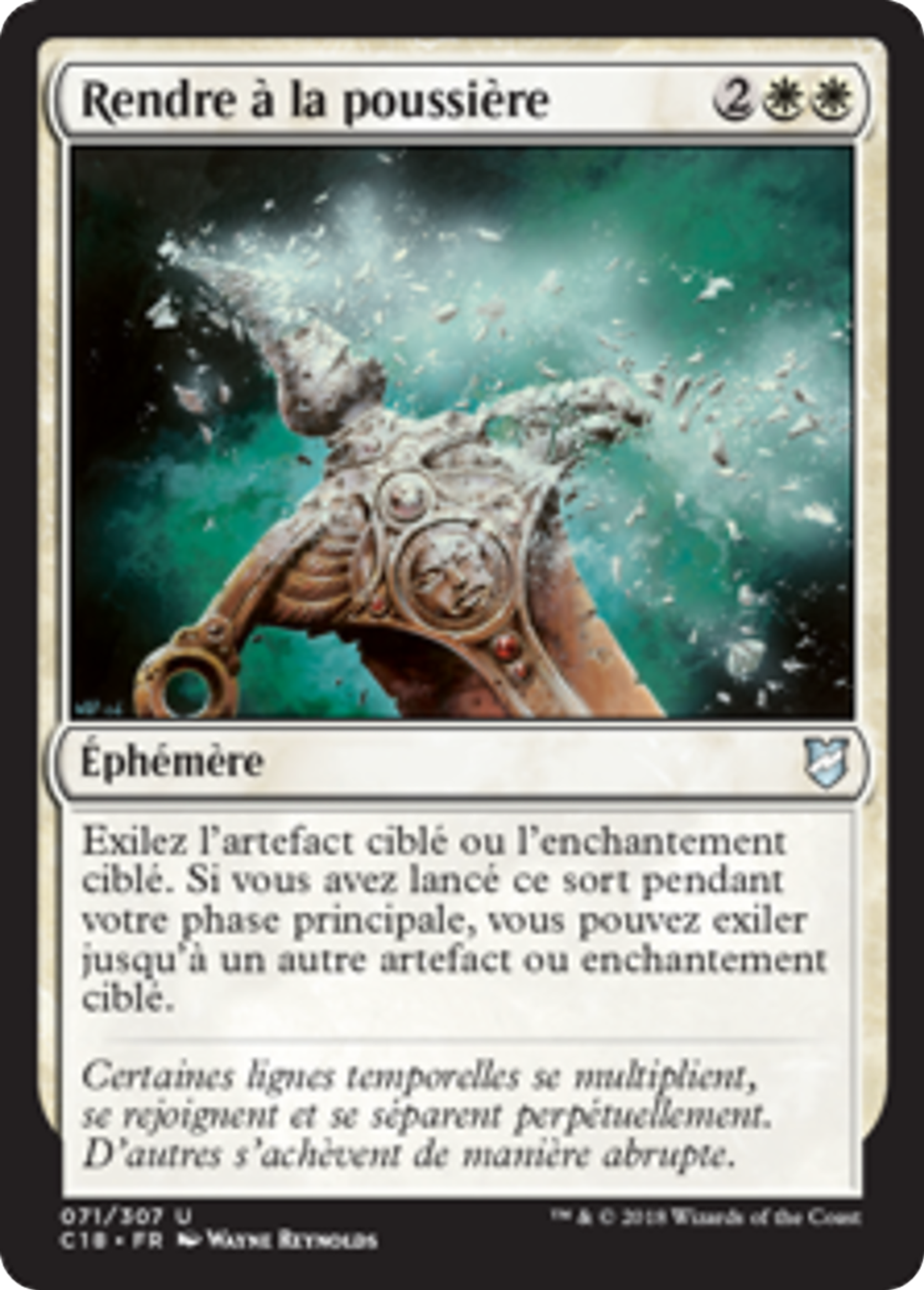 Rendre à la poussière — Commander 2018 — Magic: The Gathering