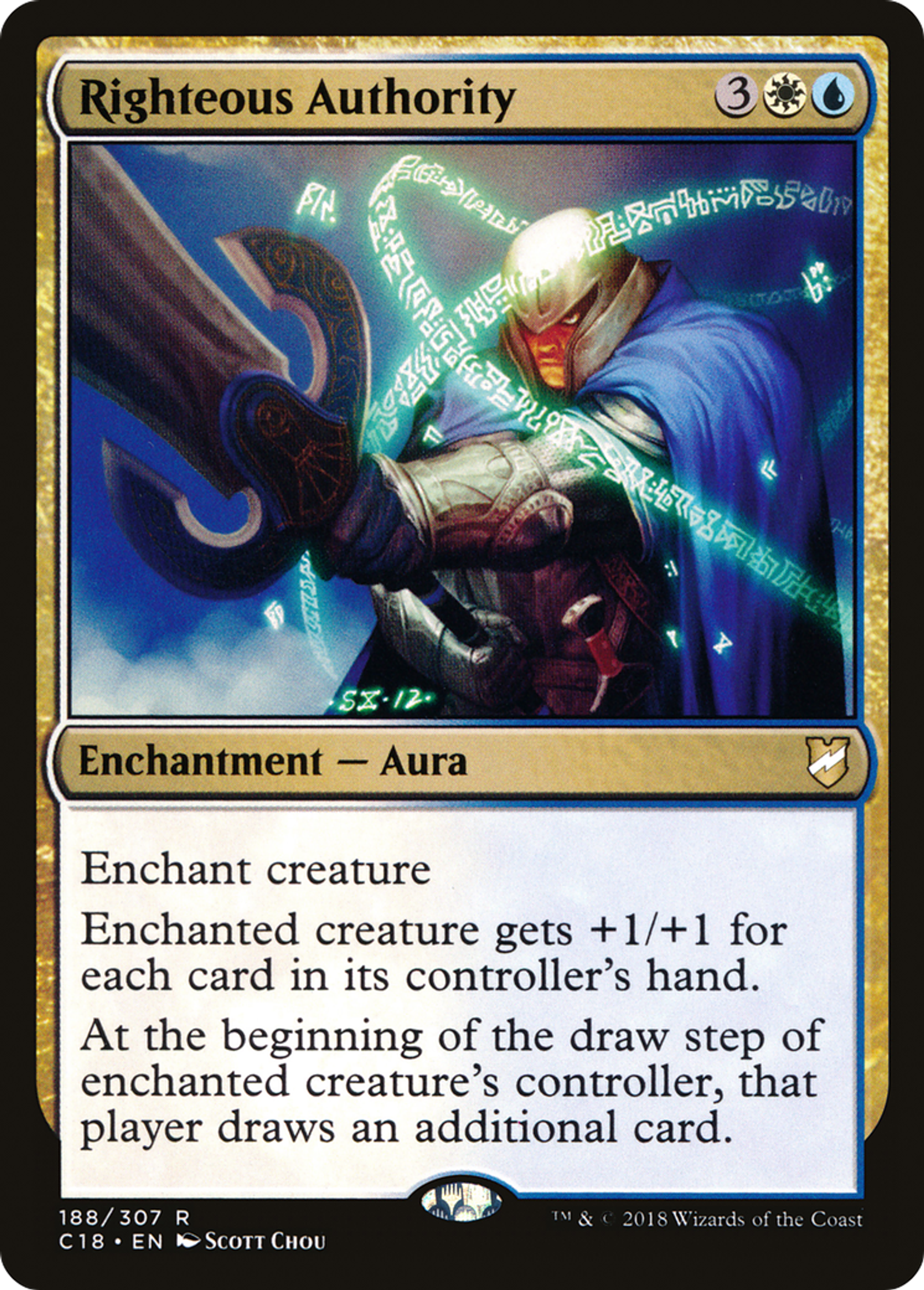 Righteous Authority — Commander 2018 — Magic: The Gathering