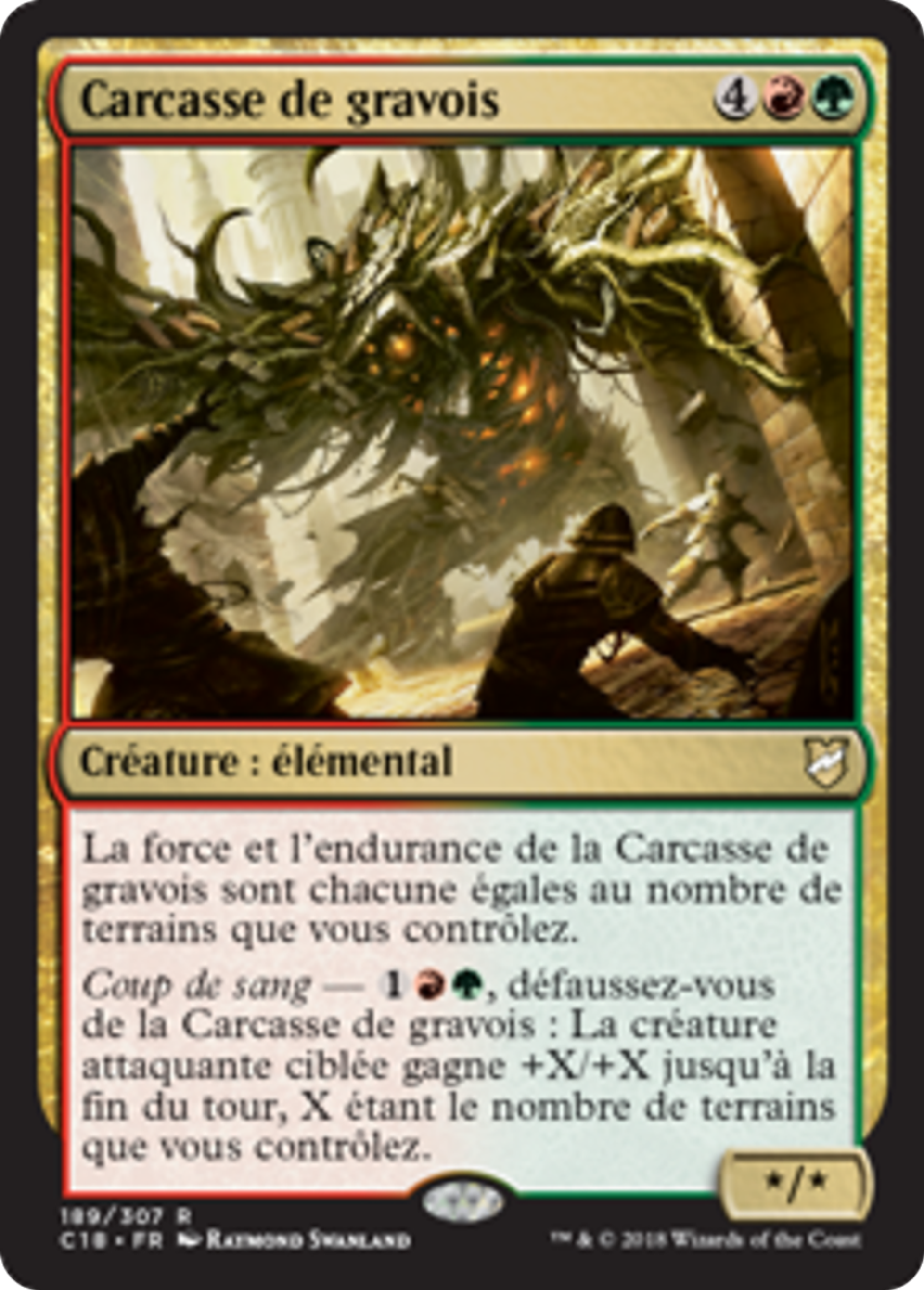Carcasse de gravois — Commander 2018 — Magic: The Gathering