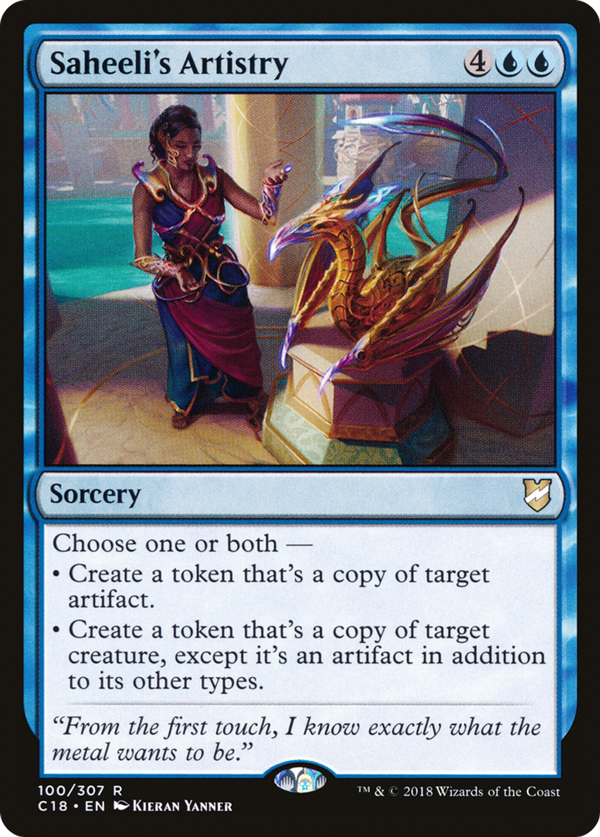 Saheeli's Artistry — Commander 2018 — Magic: The Gathering