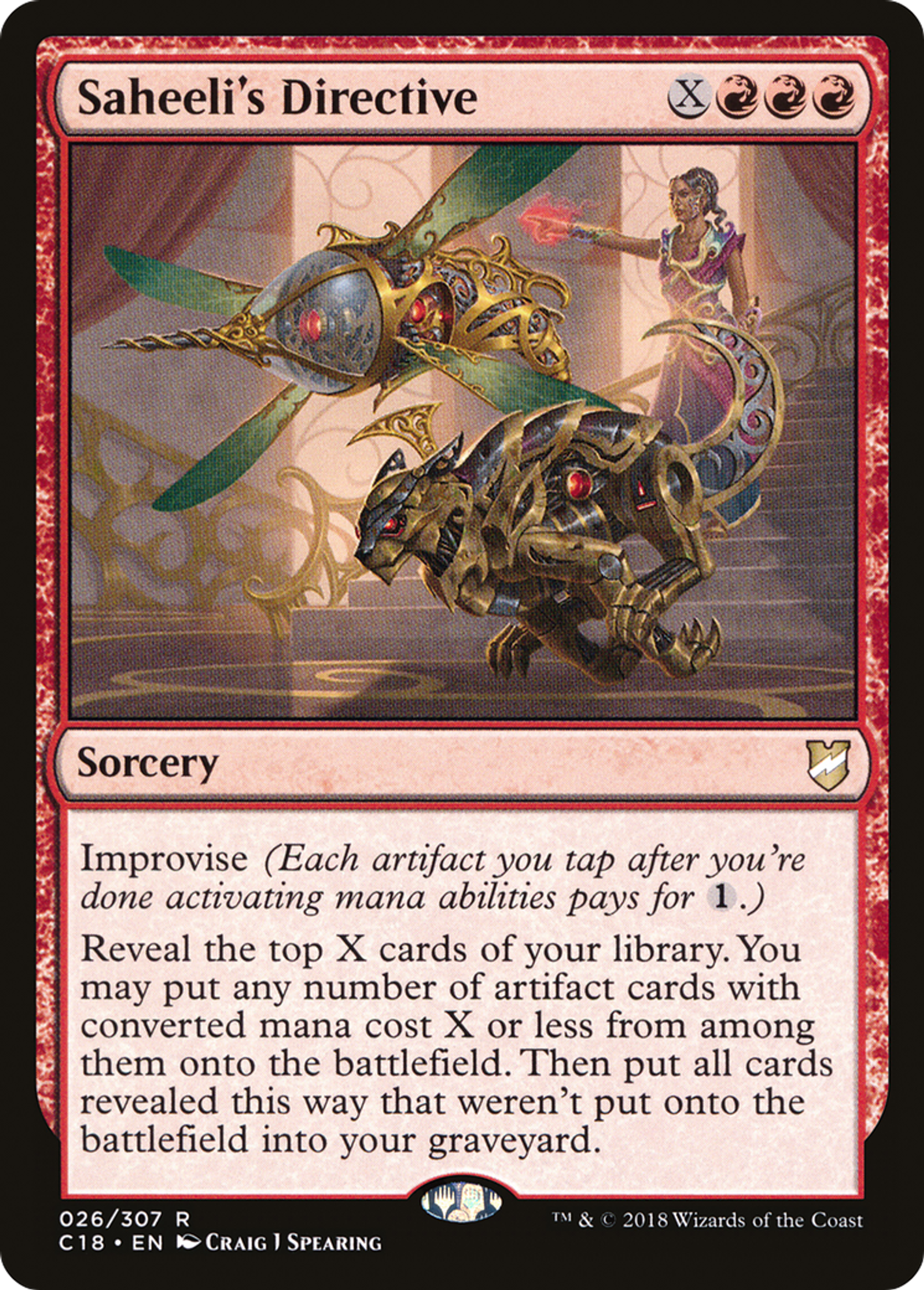 Saheeli's Directive — Commander 2018 — Magic: The Gathering