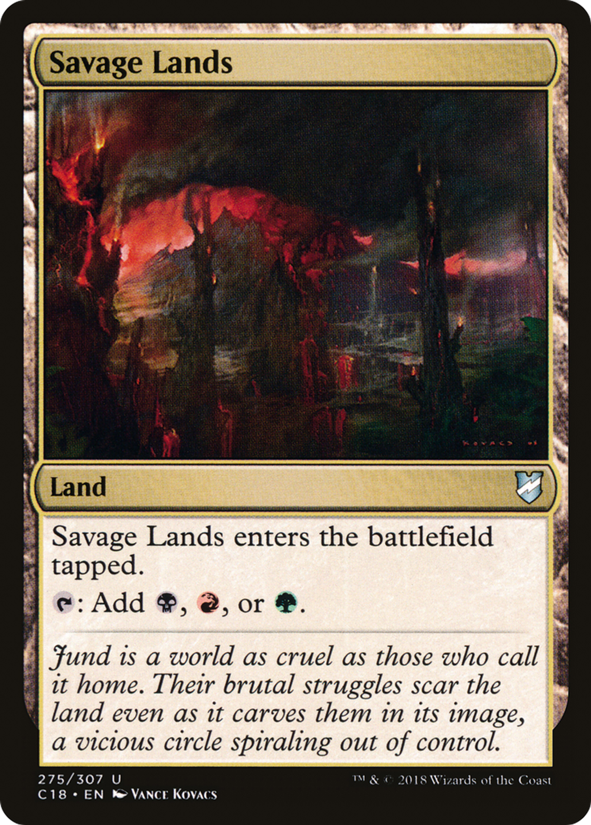 Savage Lands — Commander 2018 — Magic: The Gathering