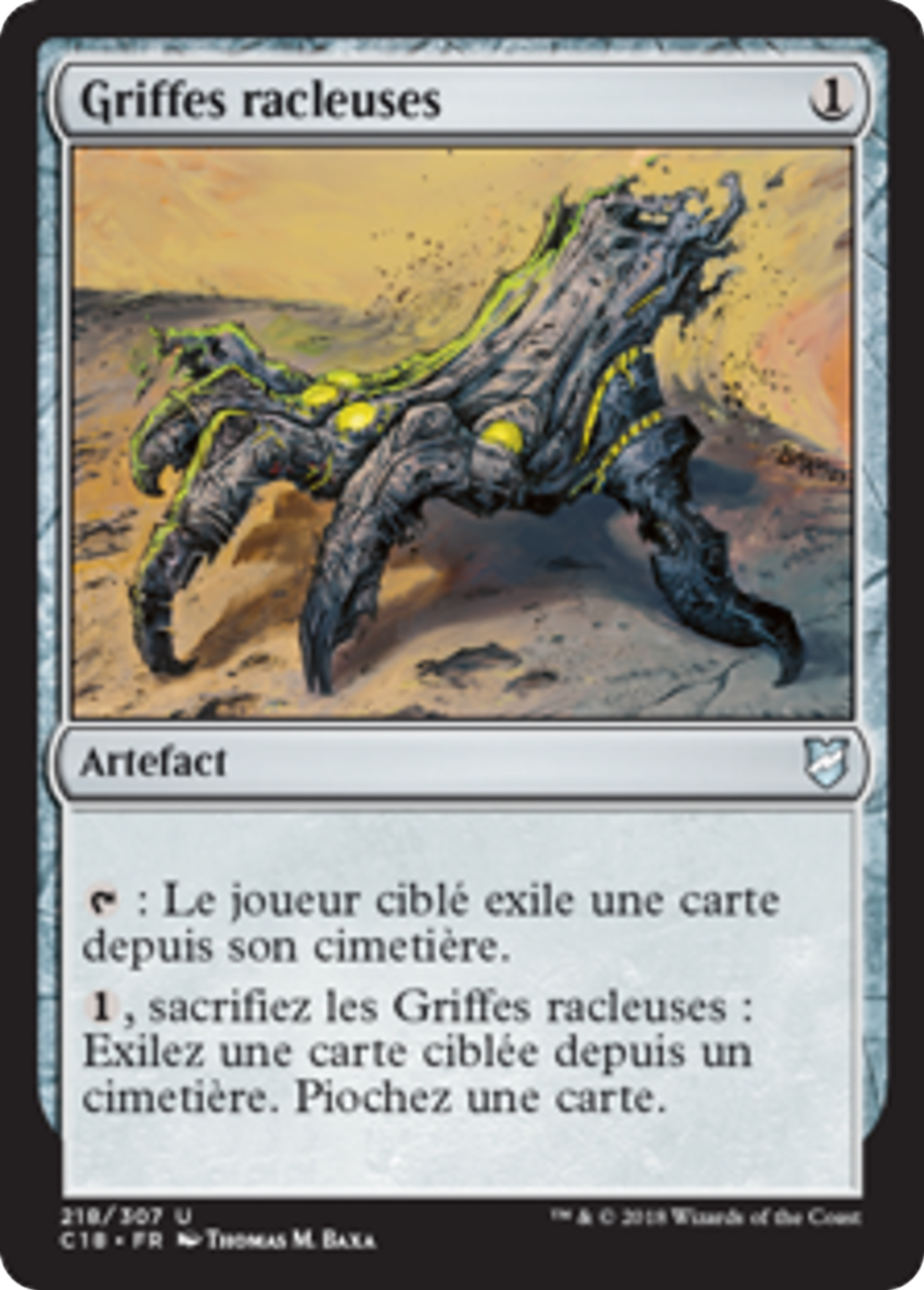Griffes racleuses — Commander 2018 — Magic: The Gathering