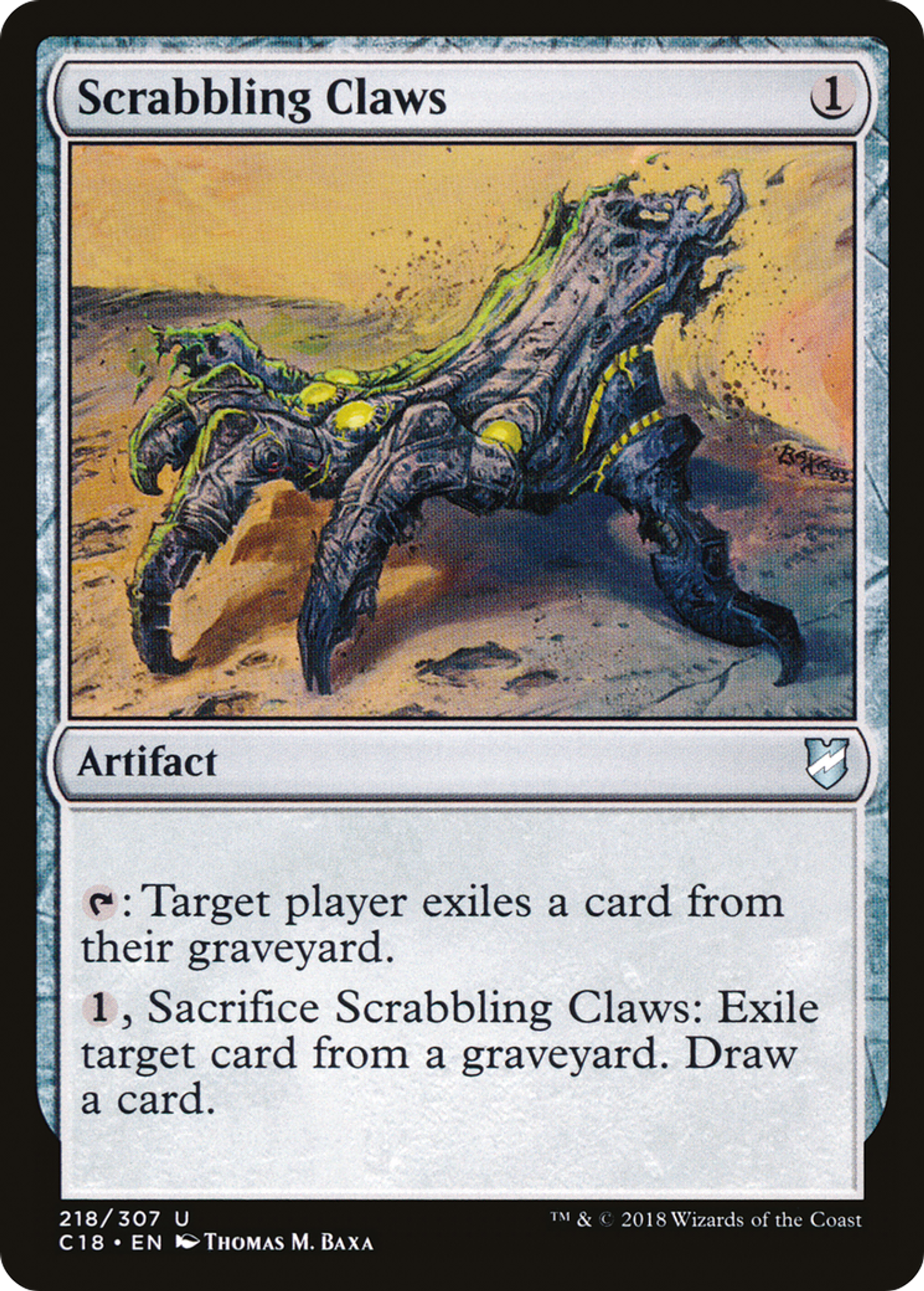 Scrabbling Claws — Commander 2018 — Magic: The Gathering