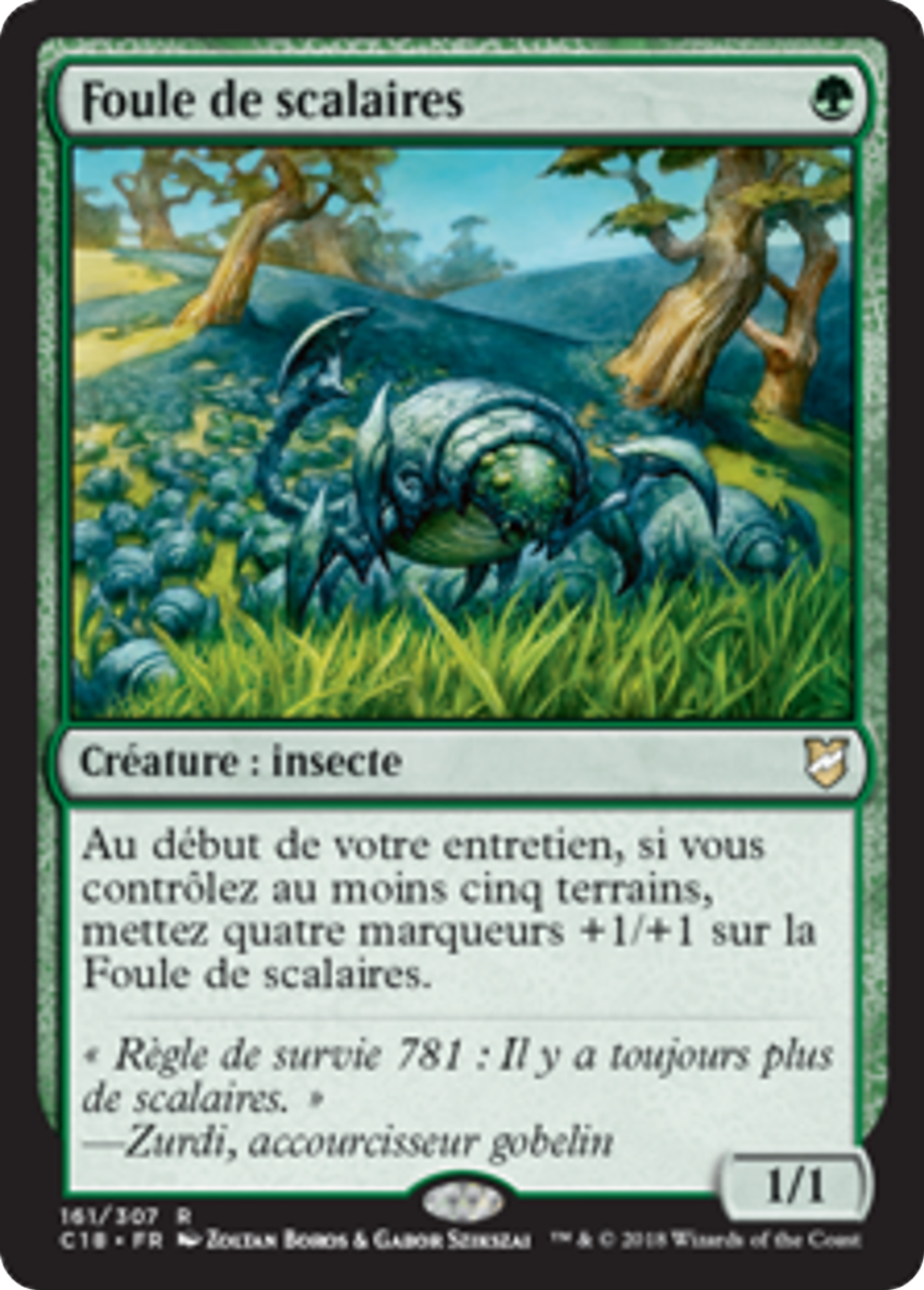 Foule de scalaires — Commander 2018 — Magic: The Gathering