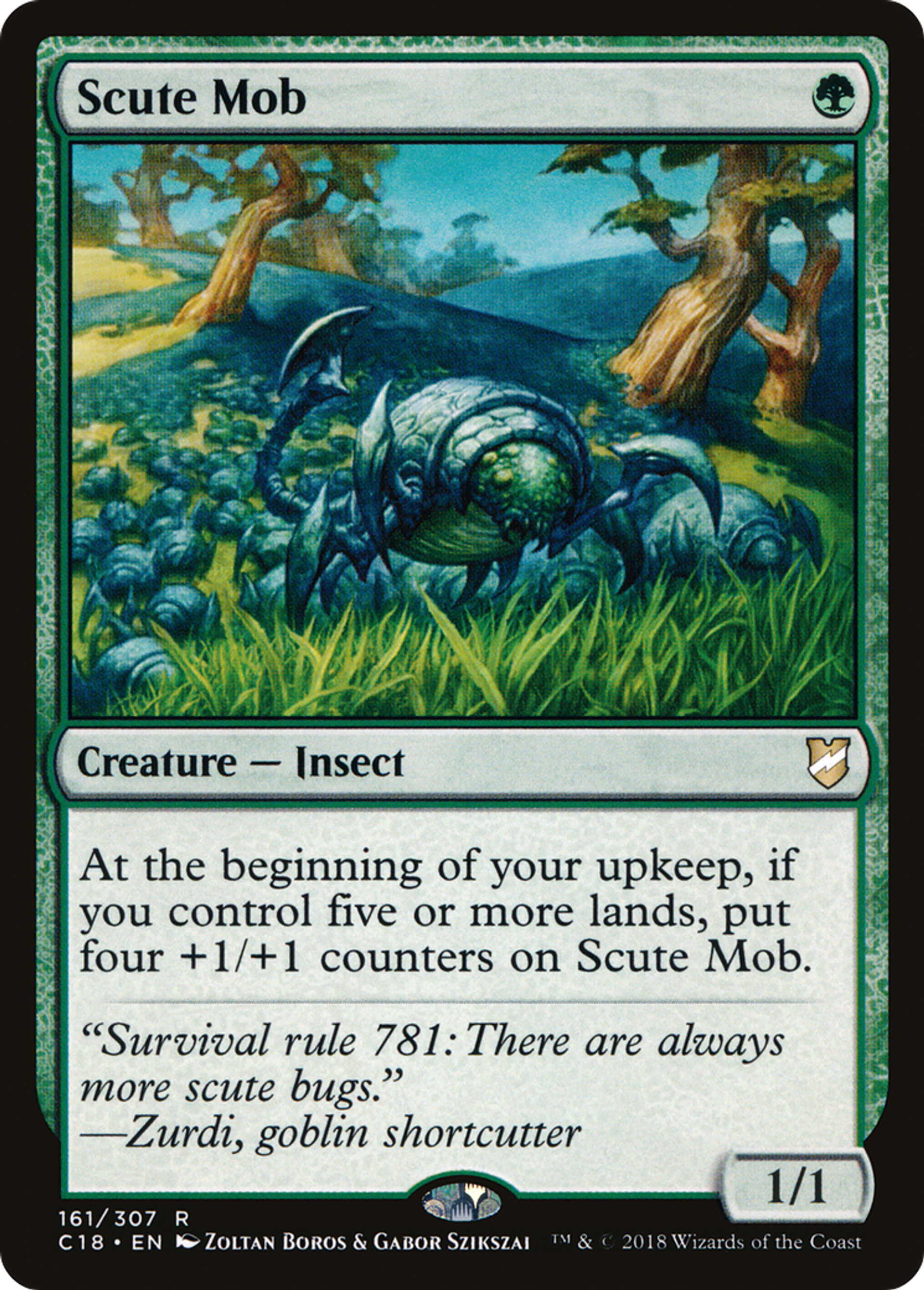Scute Mob — Commander 2018 — Magic: The Gathering