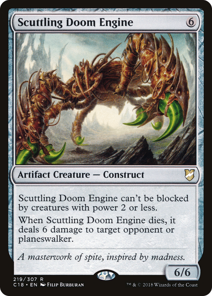 Scuttling Doom Engine — Commander 2018 — Magic: The Gathering
