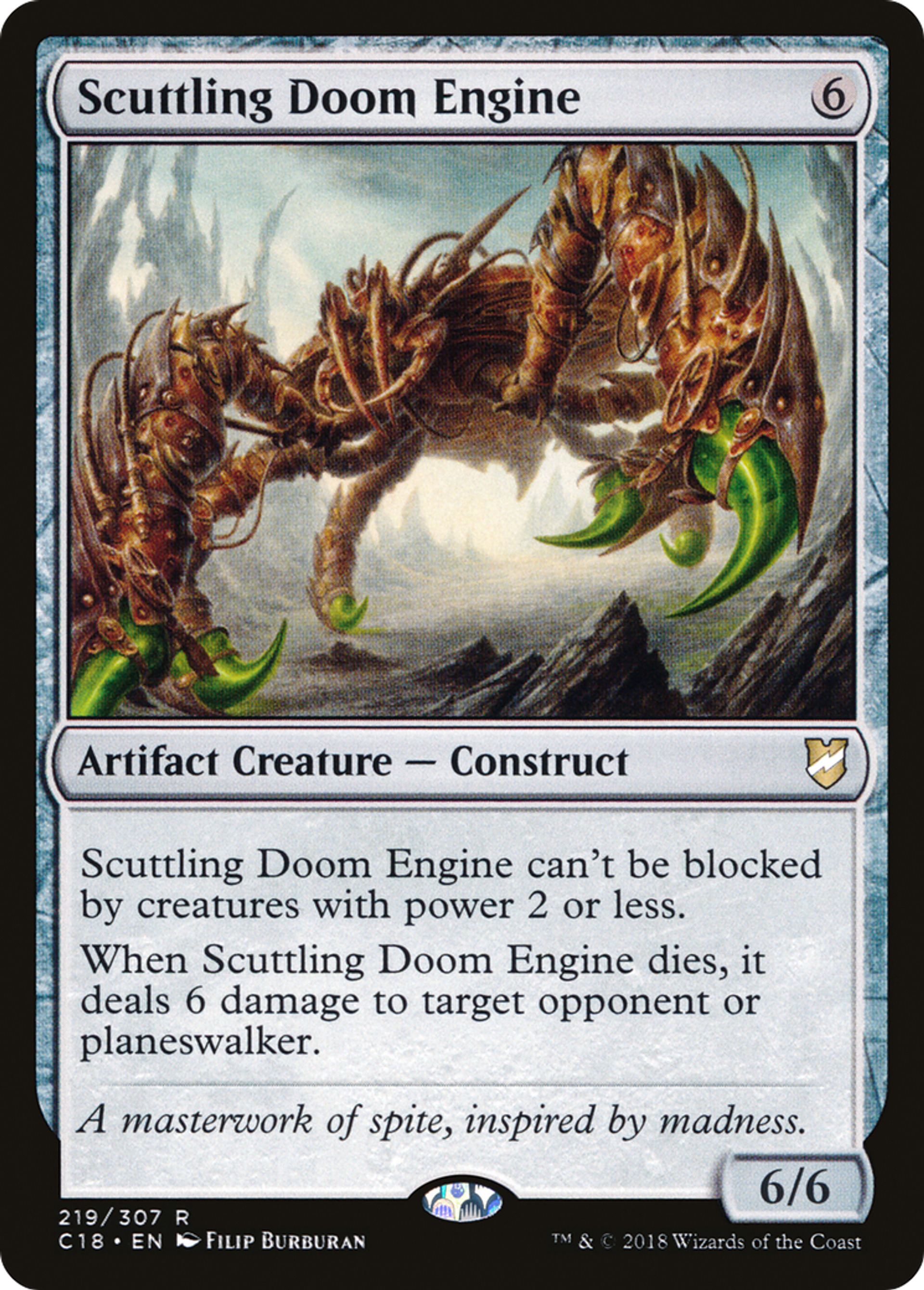 Scuttling Doom Engine — Commander 2018 — Magic: The Gathering