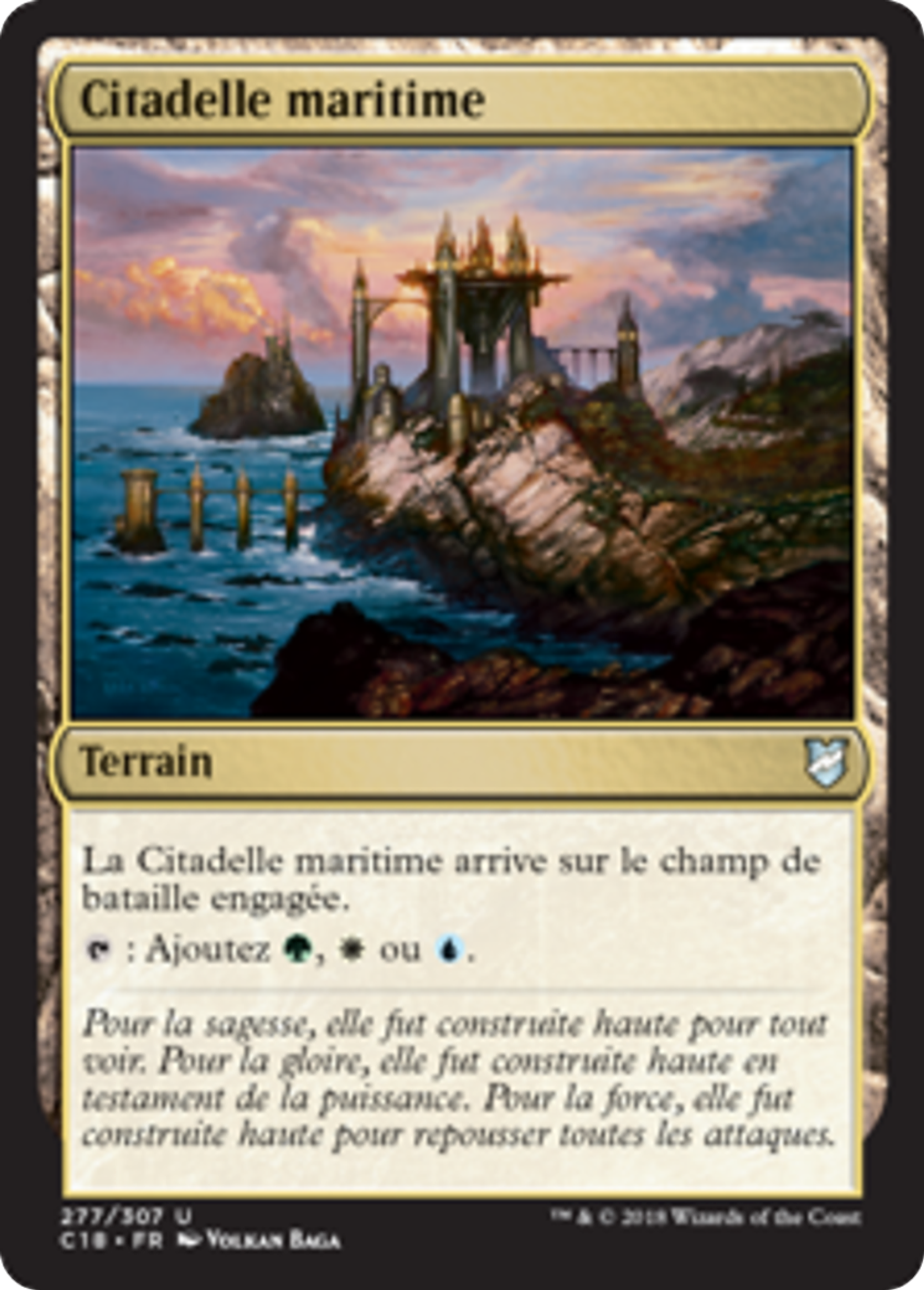 Citadelle maritime — Commander 2018 — Magic: The Gathering