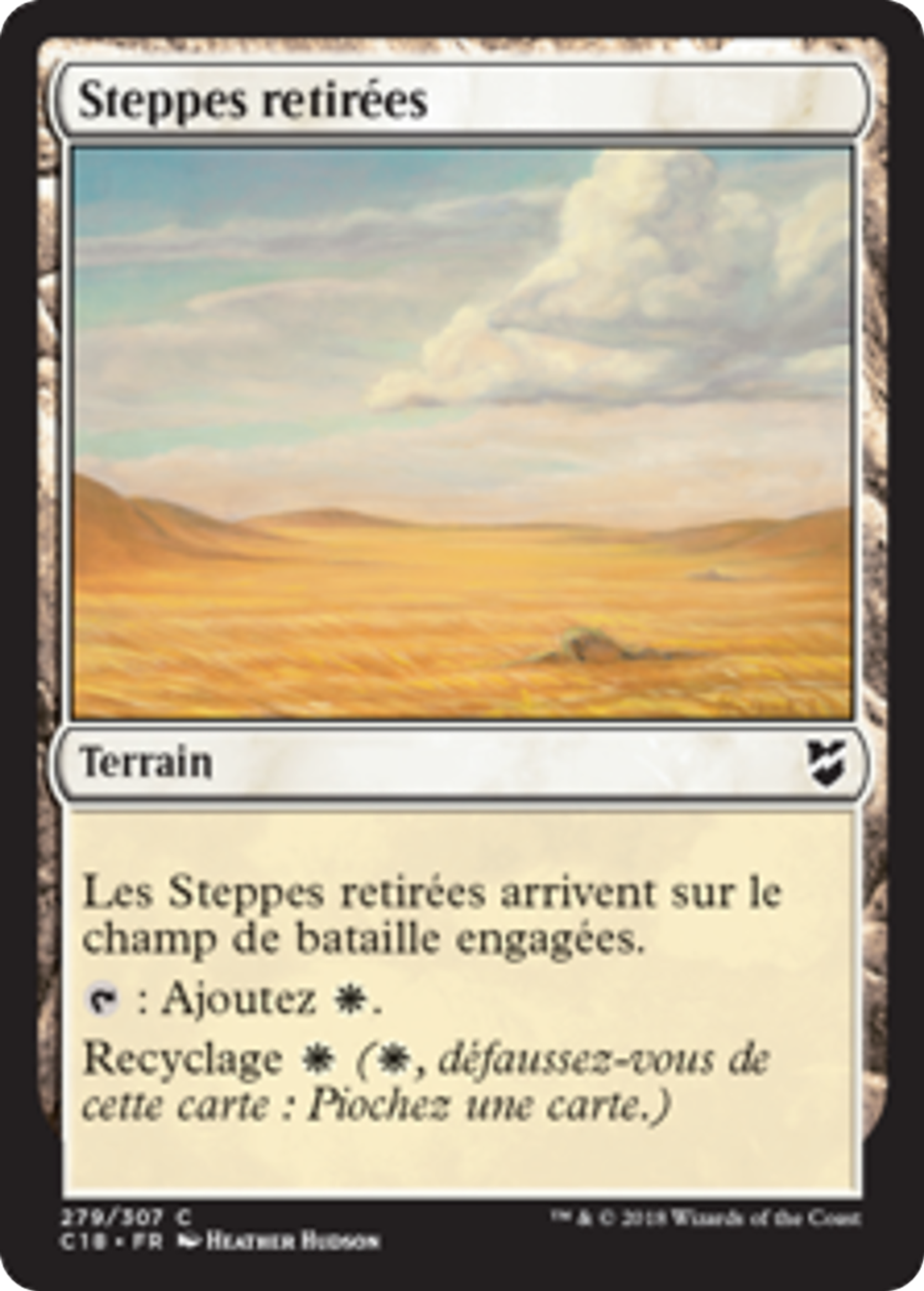 Steppes retirées — Commander 2018 — Magic: The Gathering