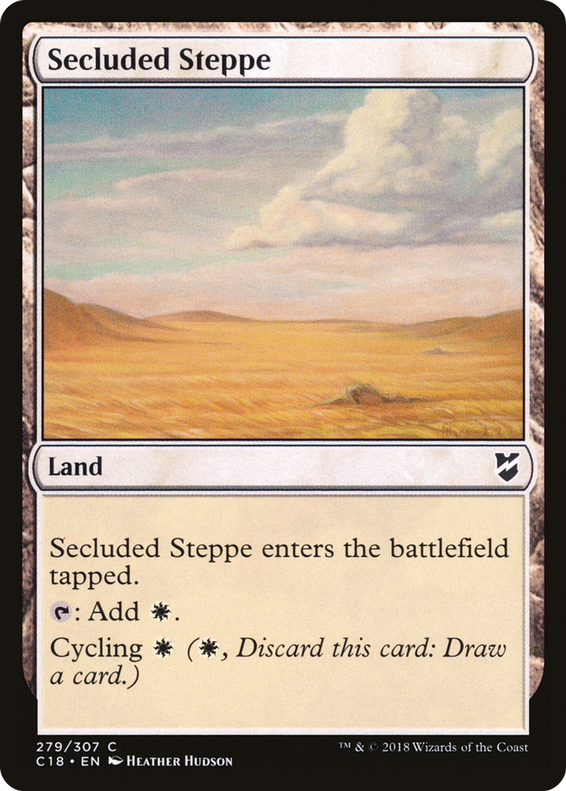 Secluded Steppe — Commander 2018 — Magic: The Gathering
