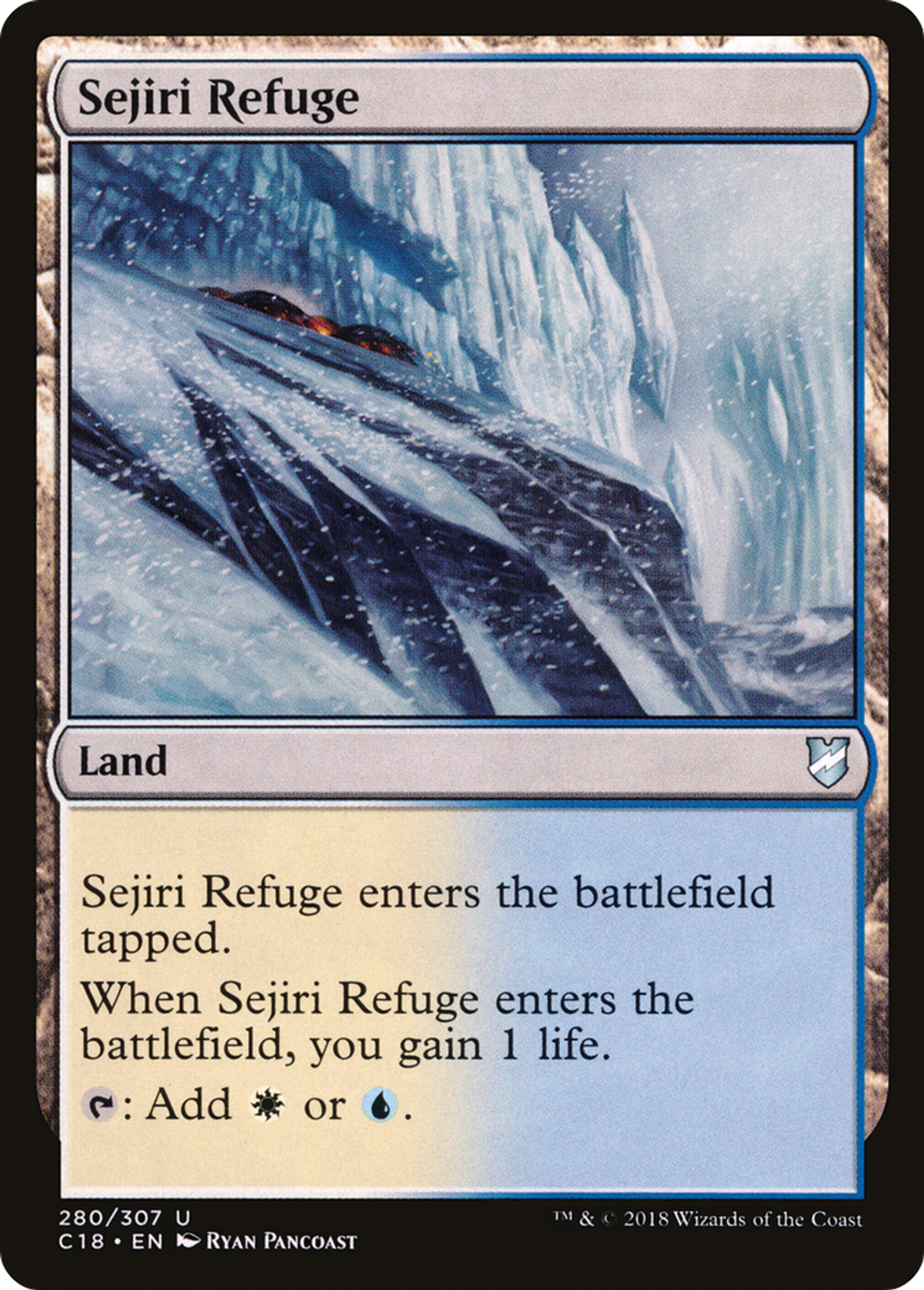 Sejiri Refuge — Commander 2018 — Magic: The Gathering
