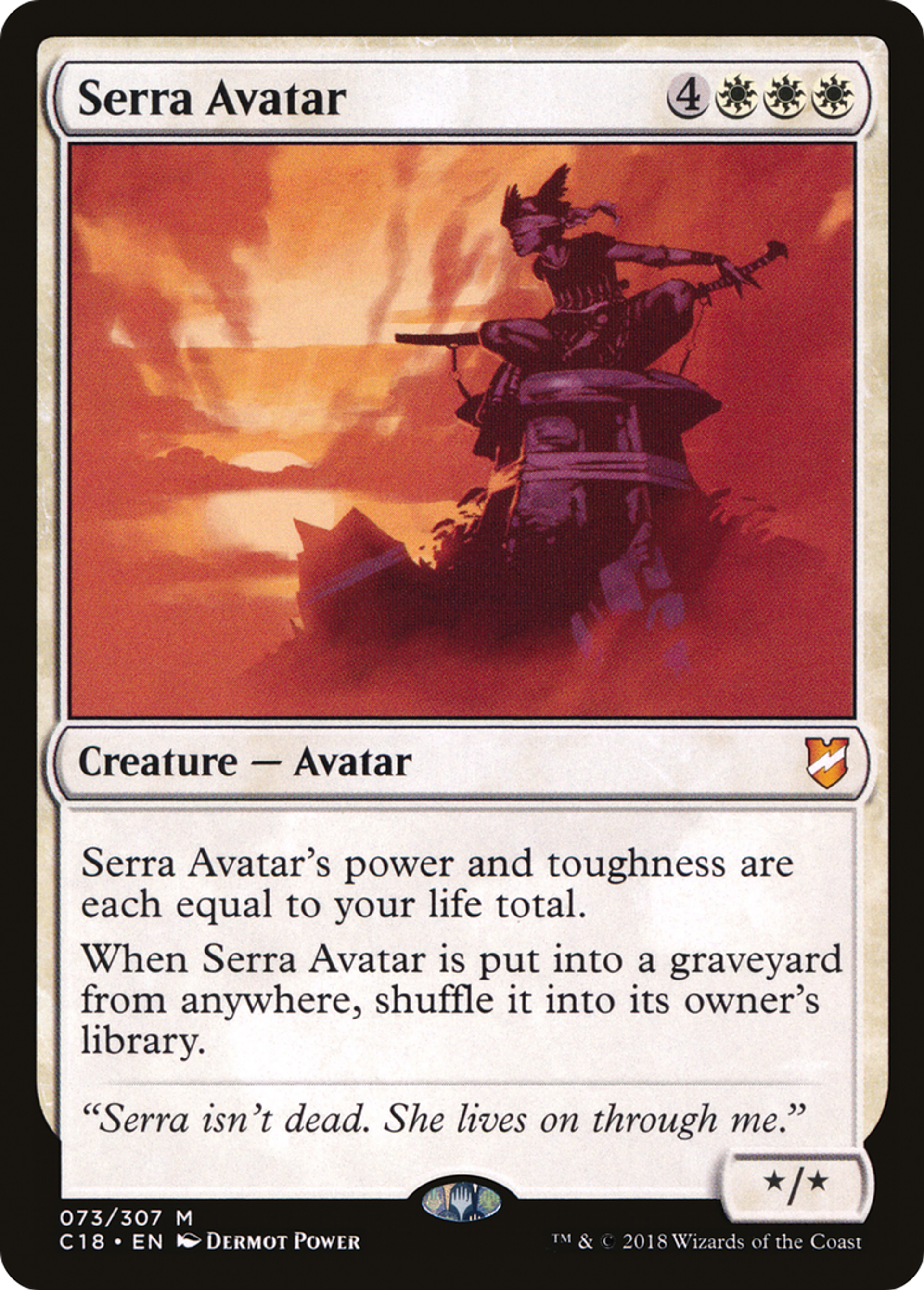 Serra Avatar — Commander 2018 — Magic: The Gathering