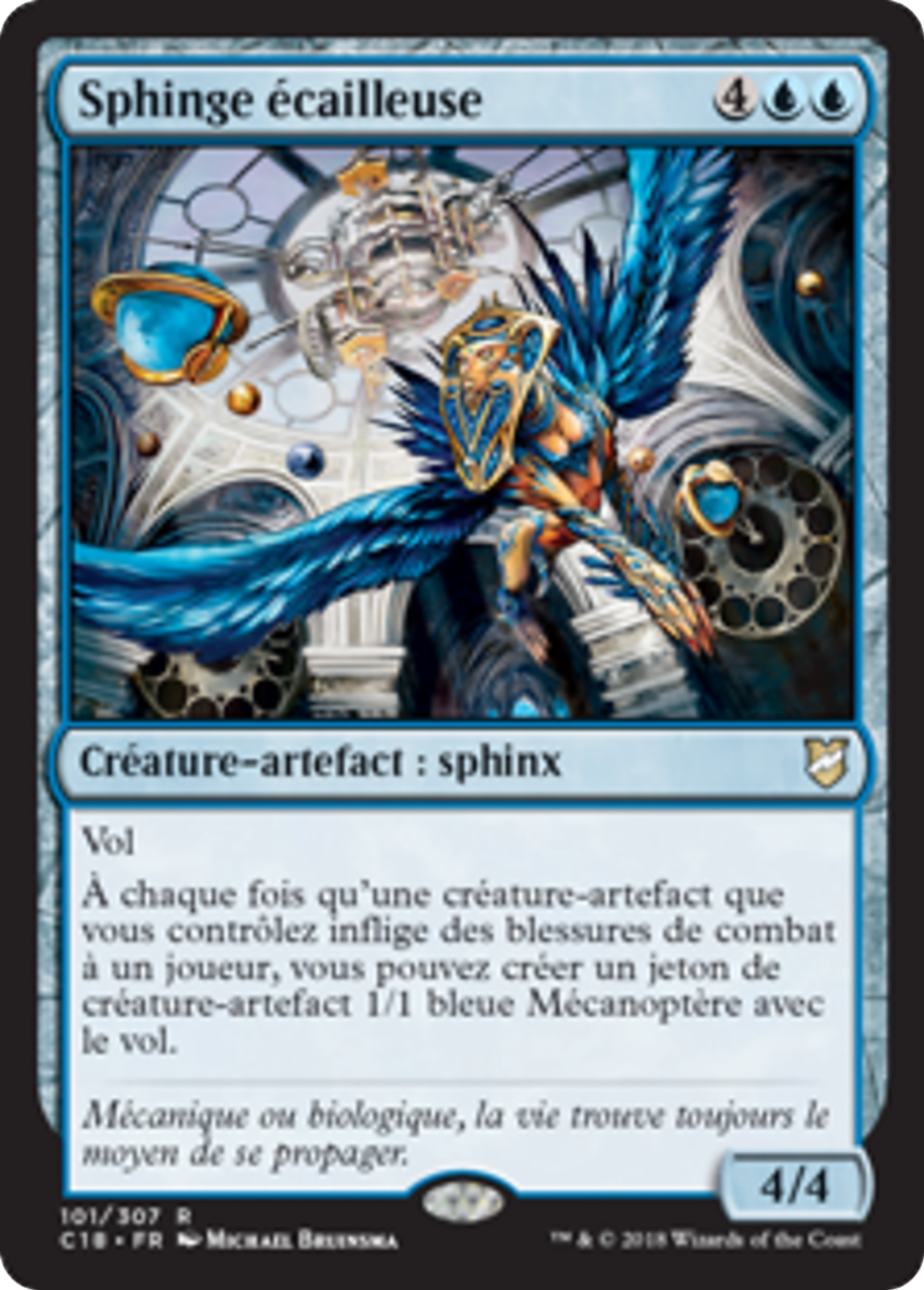 Sphinge écailleuse — Commander 2018 — Magic: The Gathering