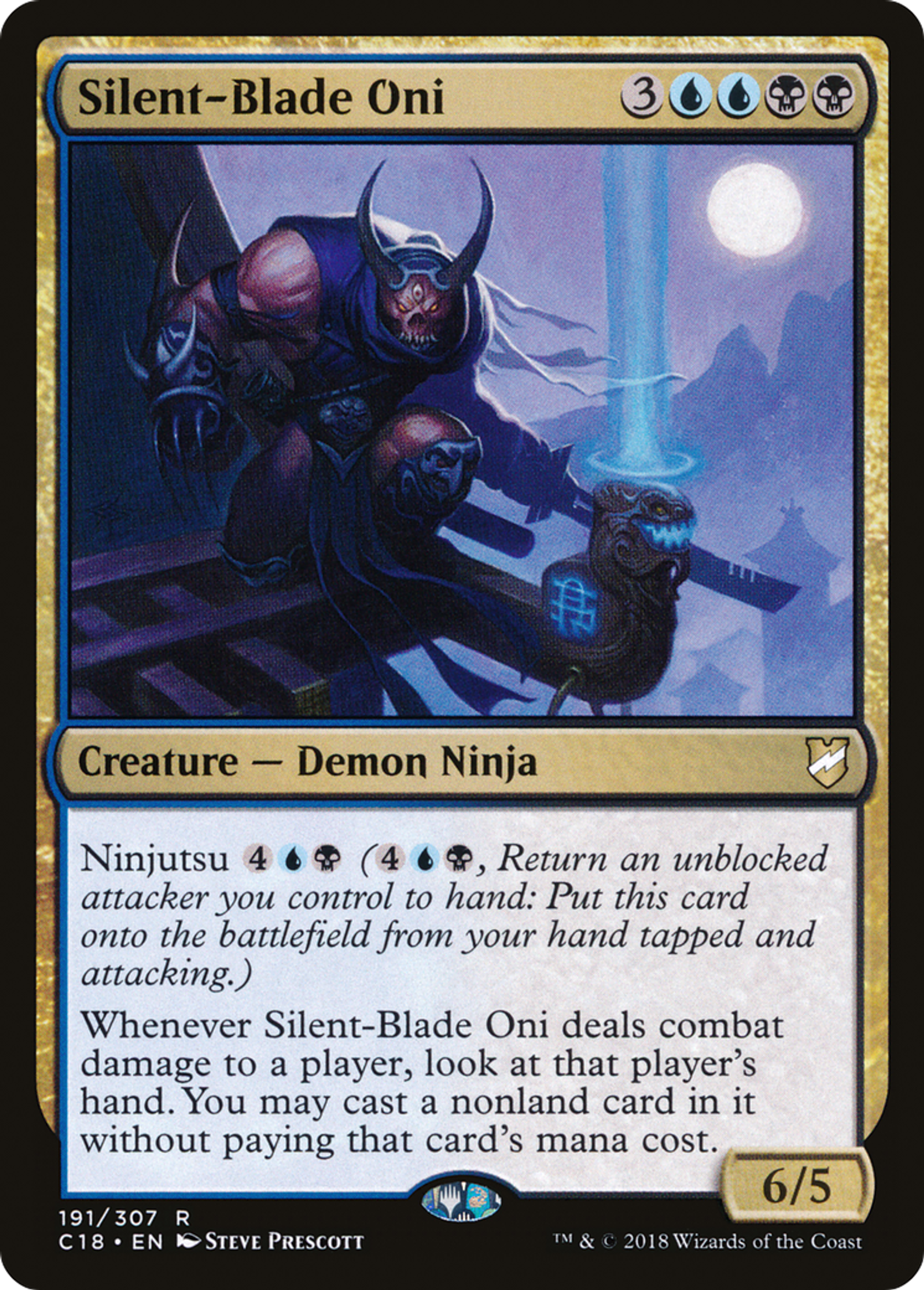 Silent-Blade Oni — Commander 2018 — Magic: The Gathering