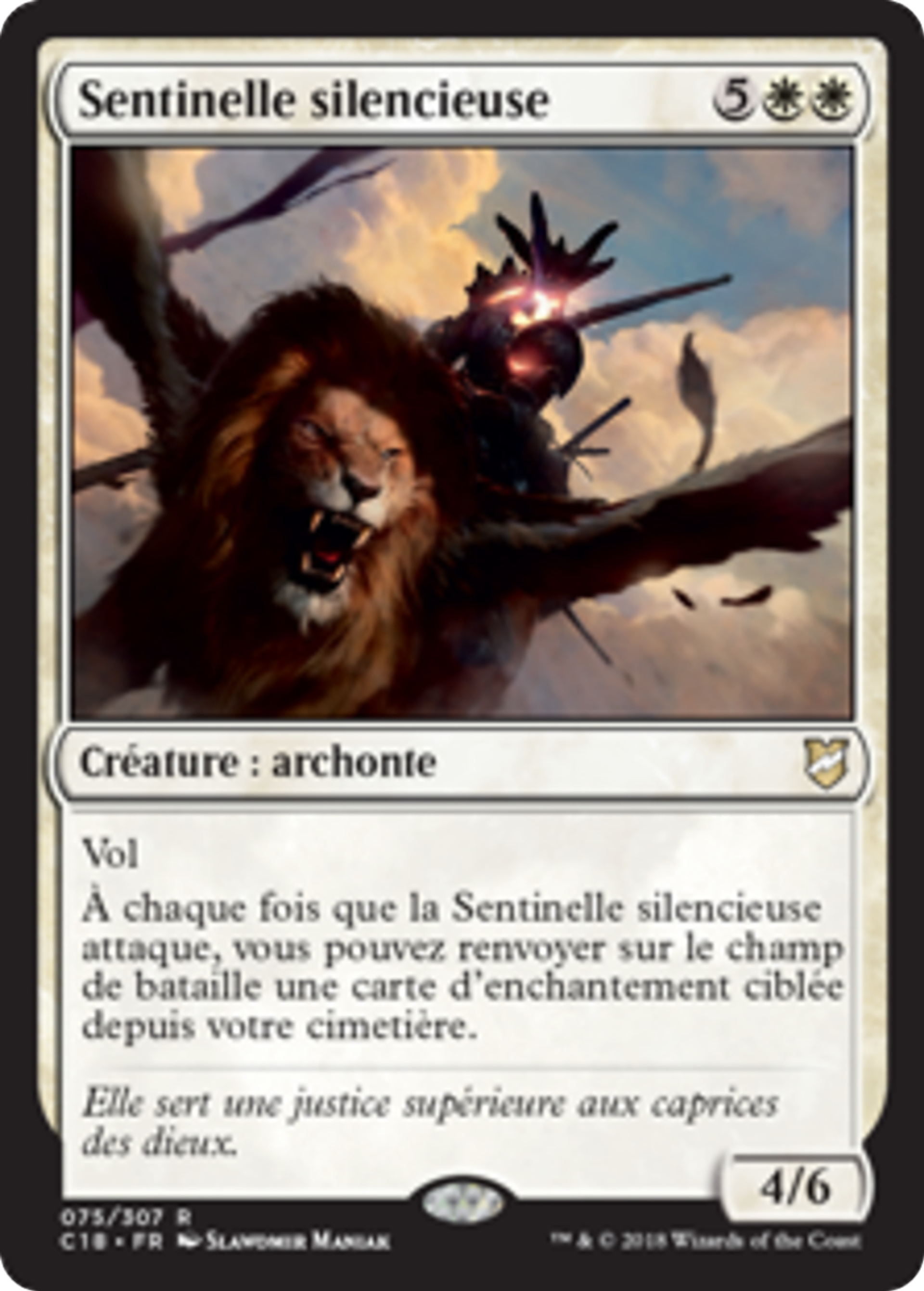Sentinelle silencieuse — Commander 2018 — Magic: The Gathering