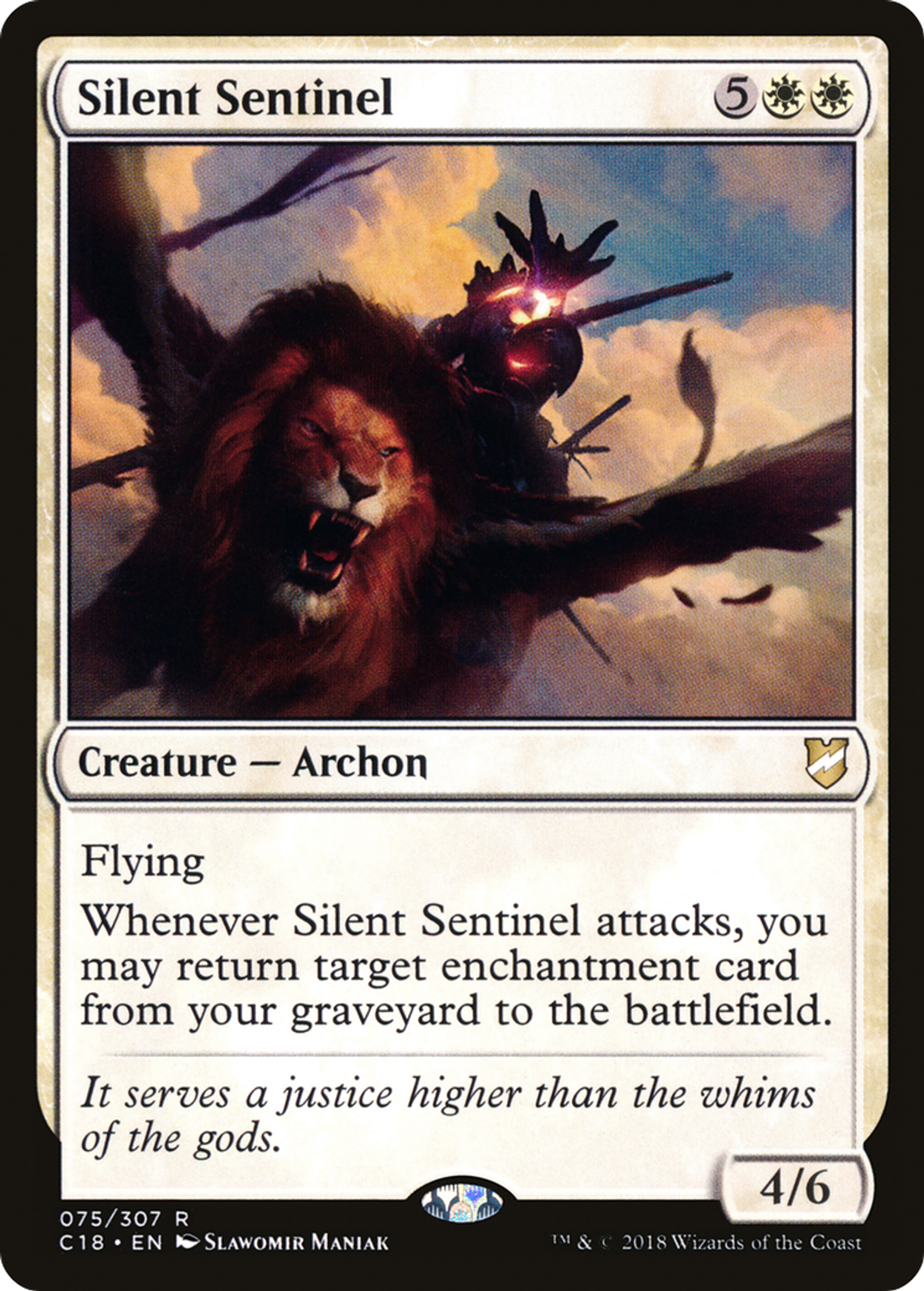 Silent Sentinel — Commander 2018 — Magic: The Gathering