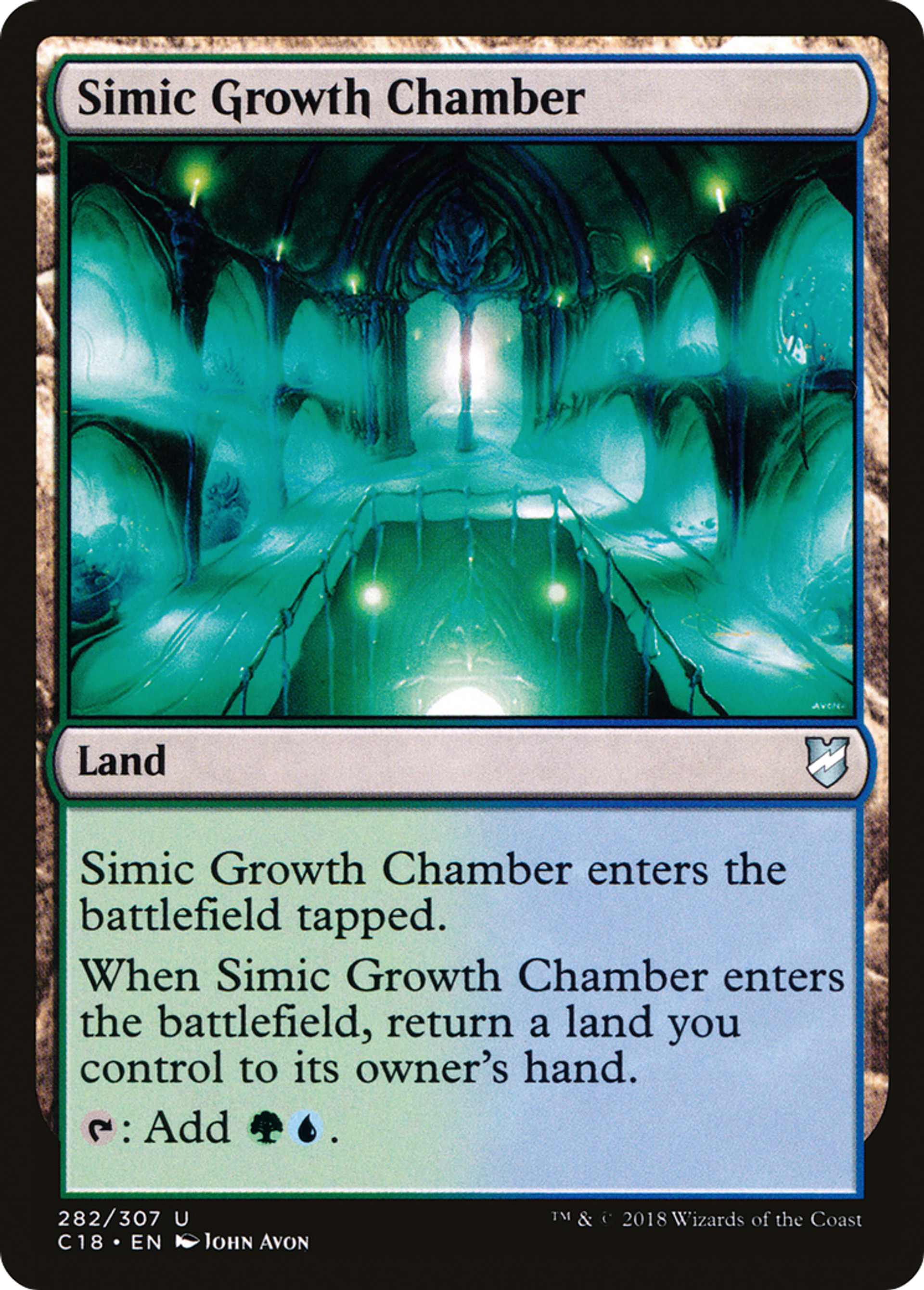 Simic Growth Chamber — Commander 2018 — Magic: The Gathering