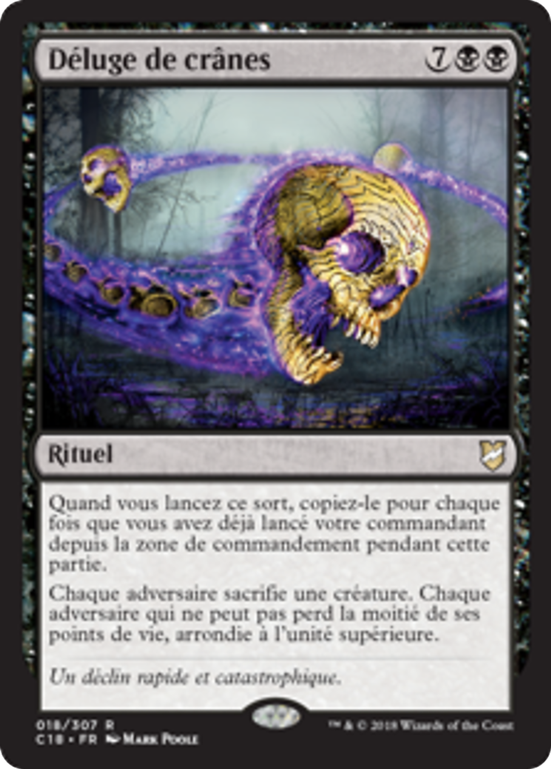 Déluge de crânes — Commander 2018 — Magic: The Gathering