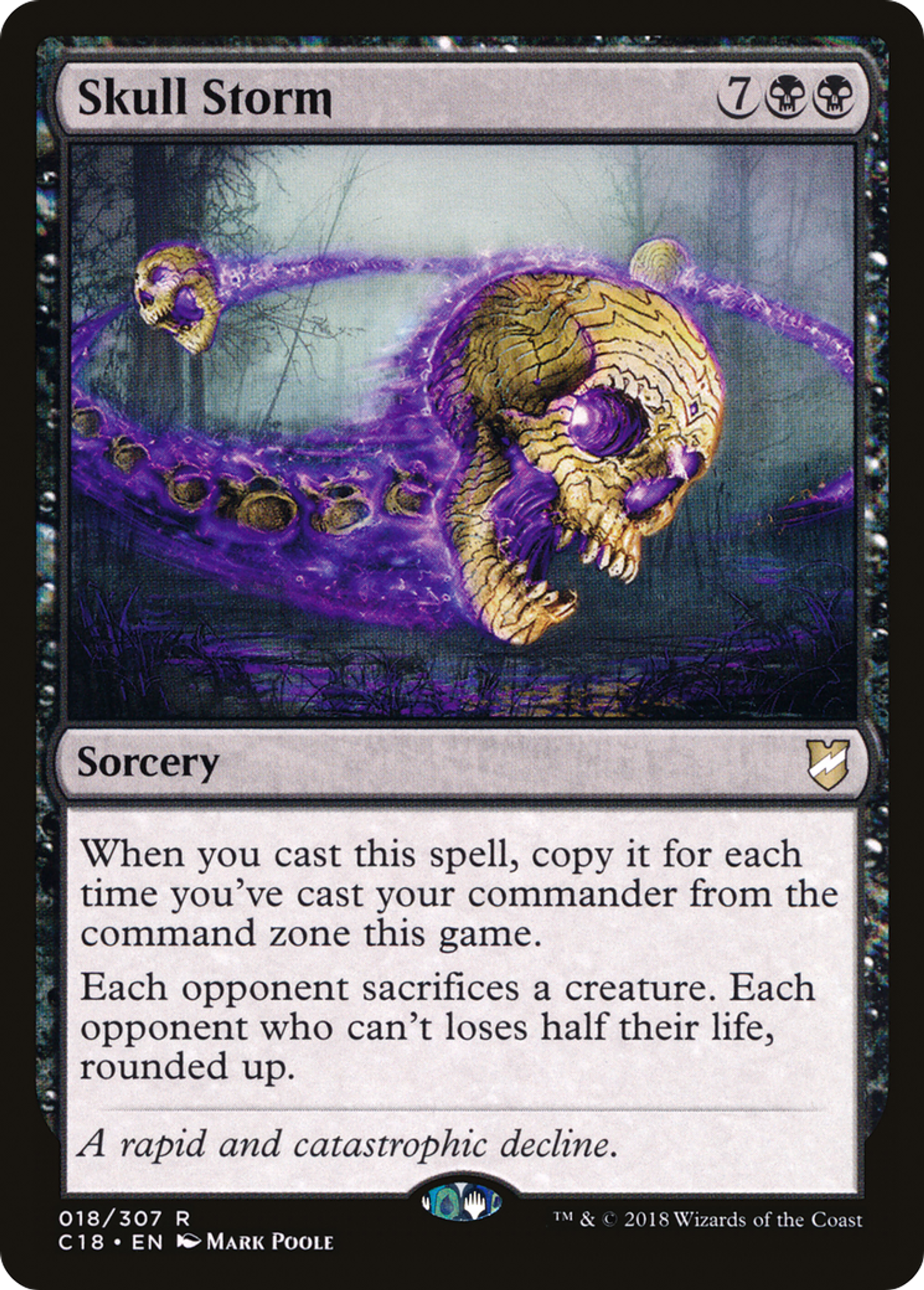 Skull Storm — Commander 2018 — Magic: The Gathering
