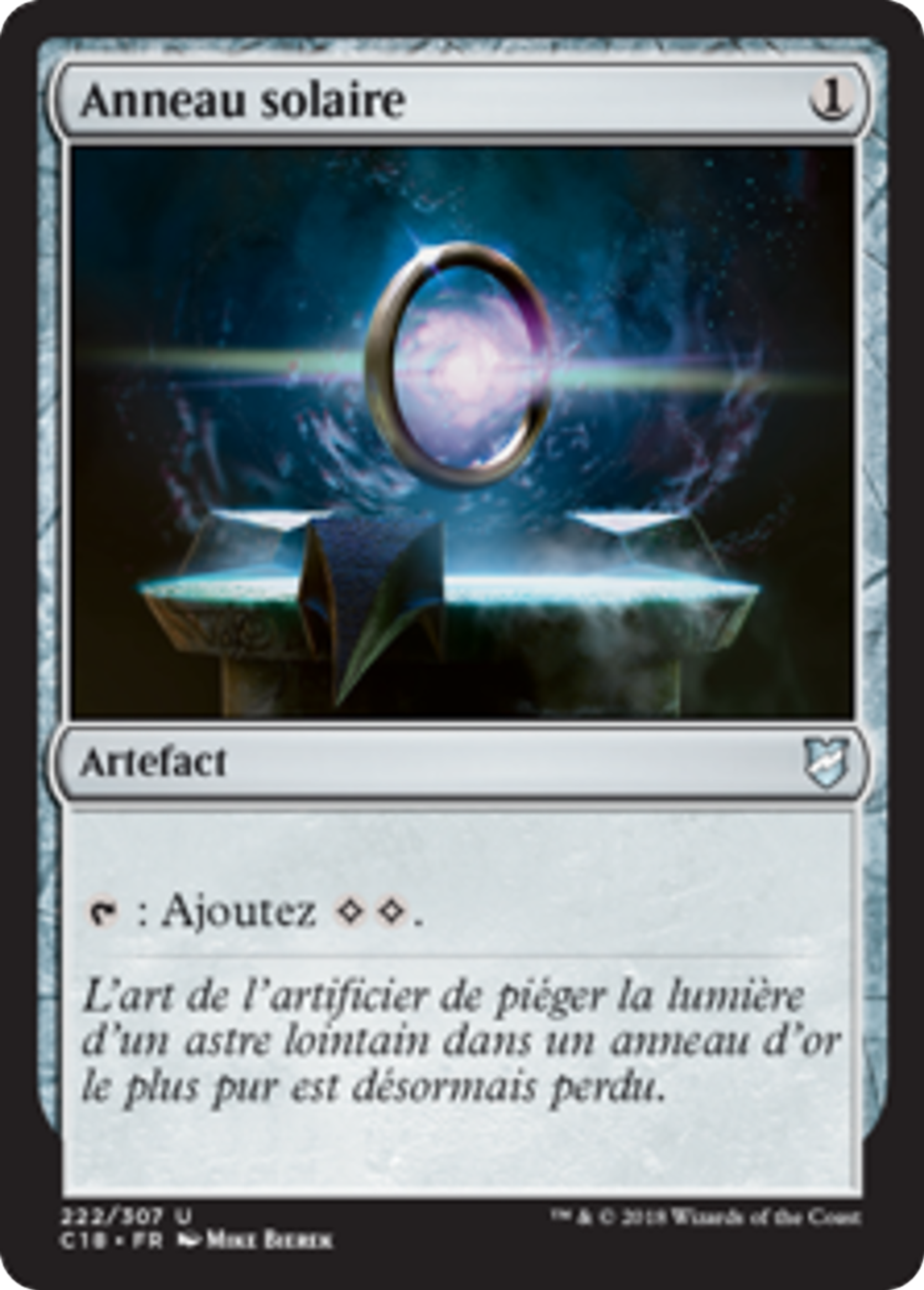 Anneau solaire — Commander 2018 — Magic: The Gathering