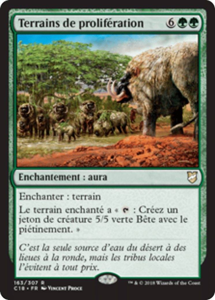 Terrains de prolifération — Commander 2018 — Magic: The Gathering