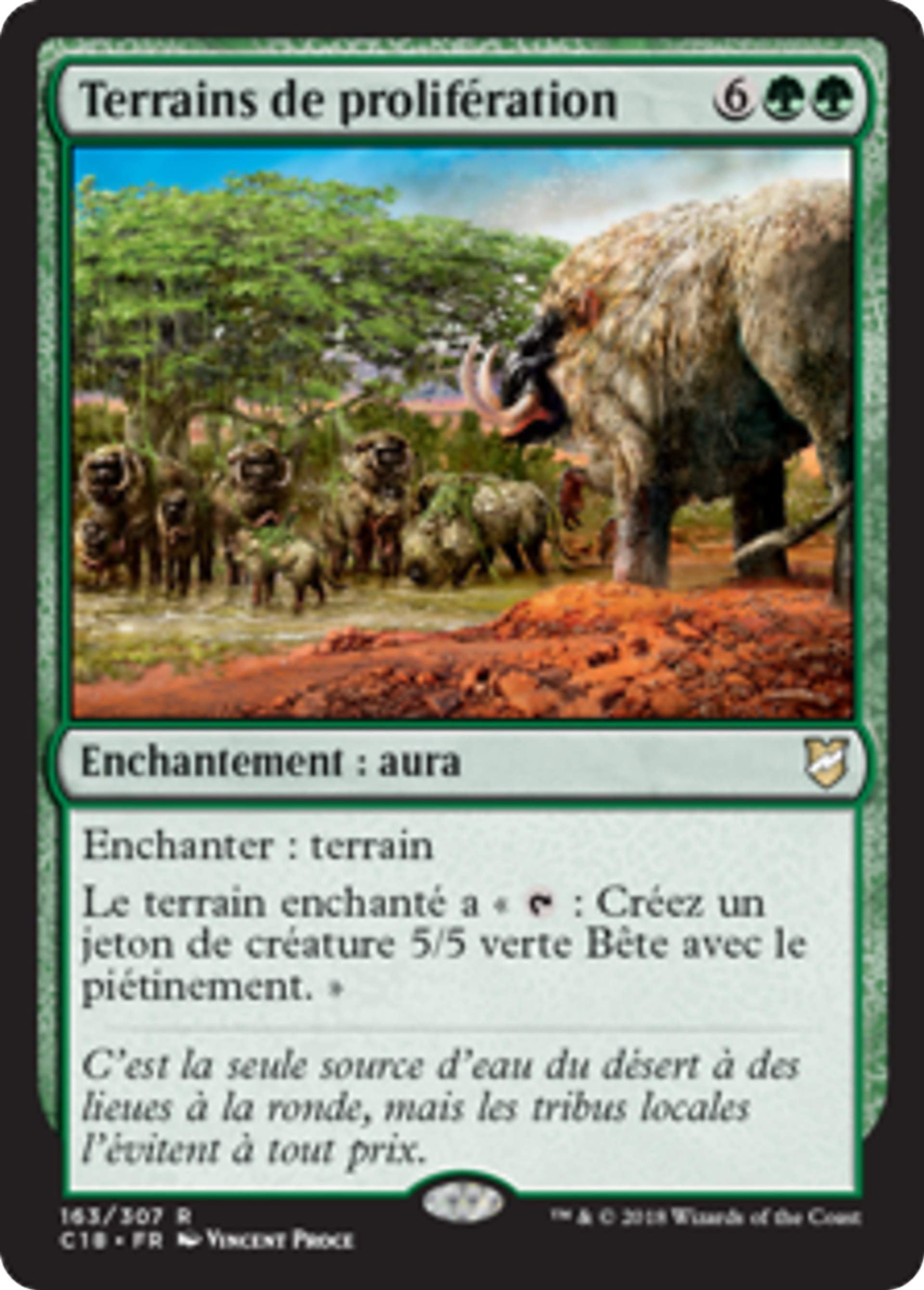 Terrains de prolifération — Commander 2018 — Magic: The Gathering