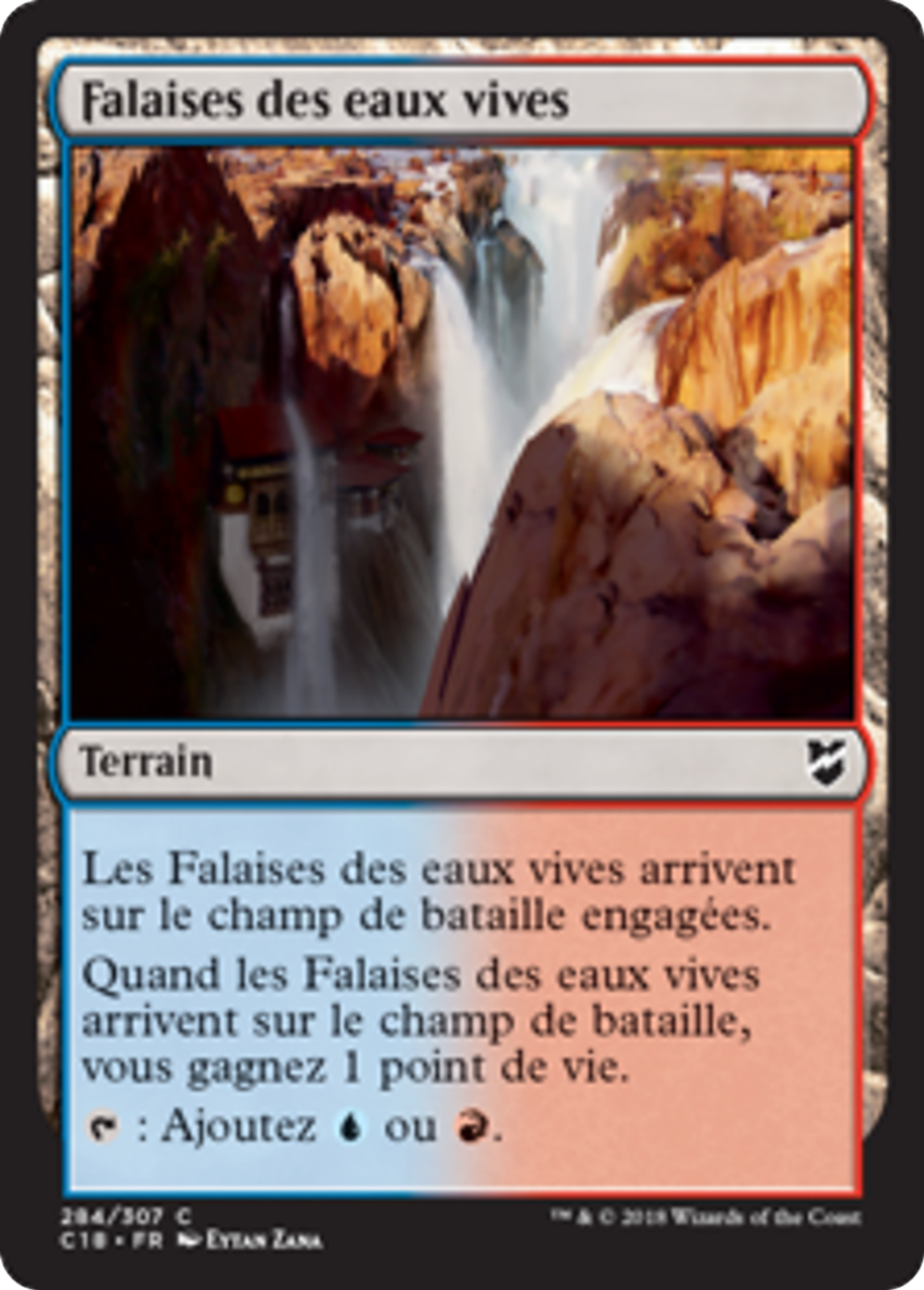 Falaises des eaux vives — Commander 2018 — Magic: The Gathering