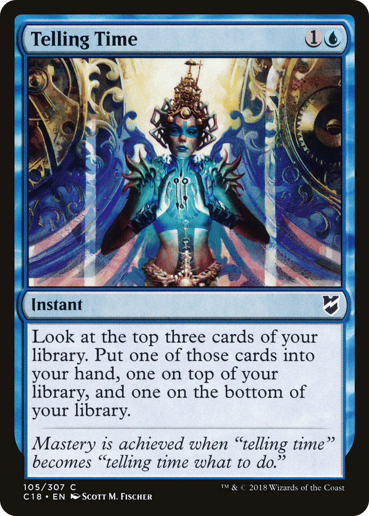 Telling Time — Commander 2018 — Magic: The Gathering