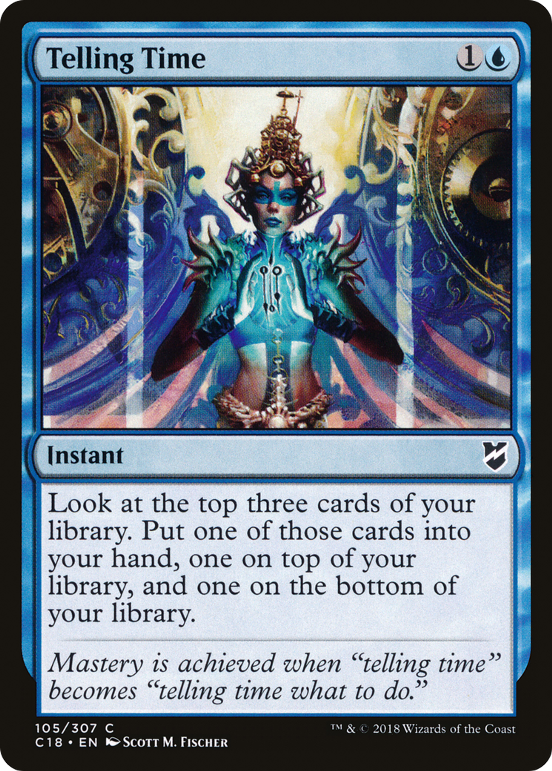 Telling Time — Commander 2018 — Magic: The Gathering