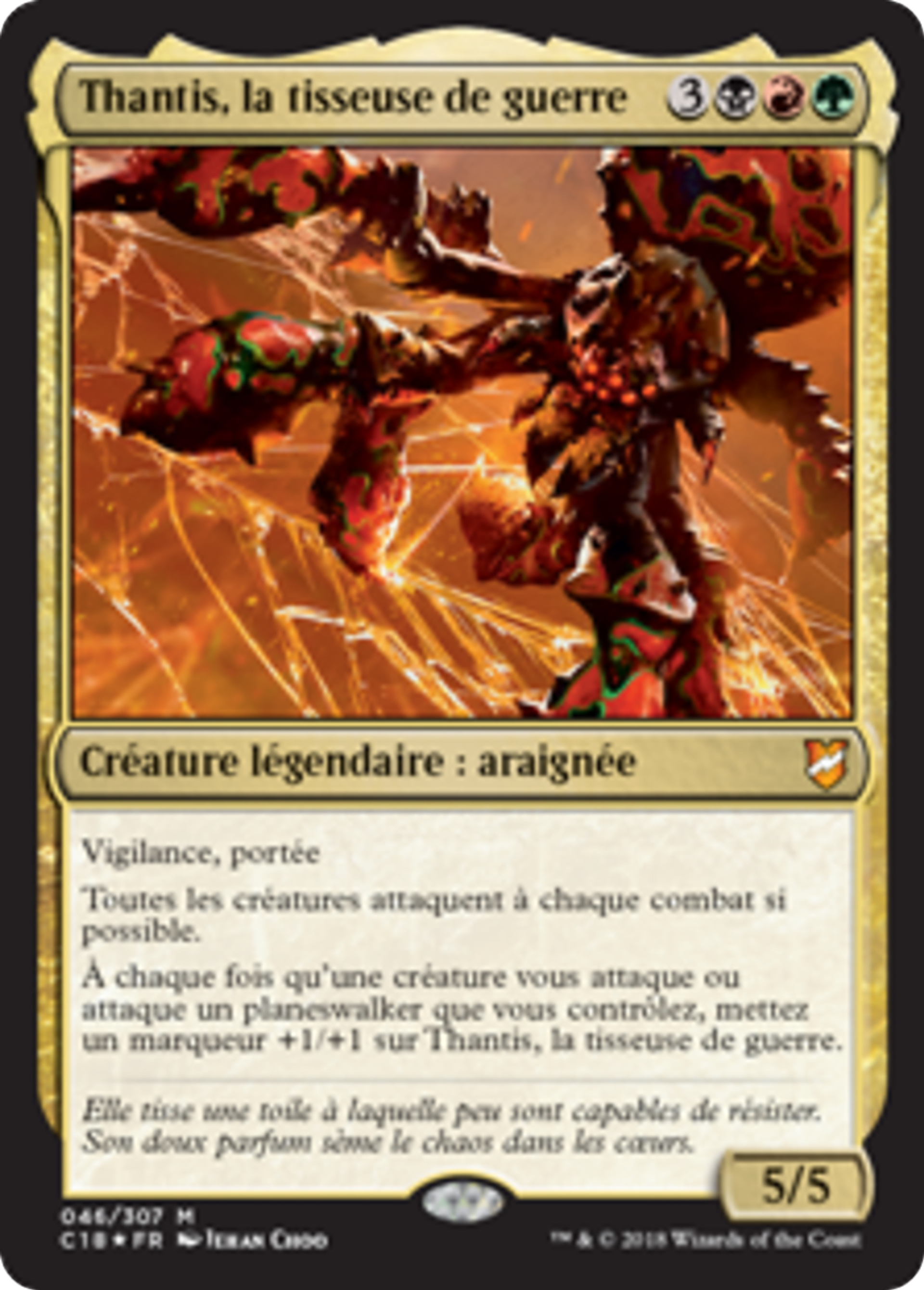 Thantis, la tisseuse de guerre — Commander 2018 — Magic: The Gathering