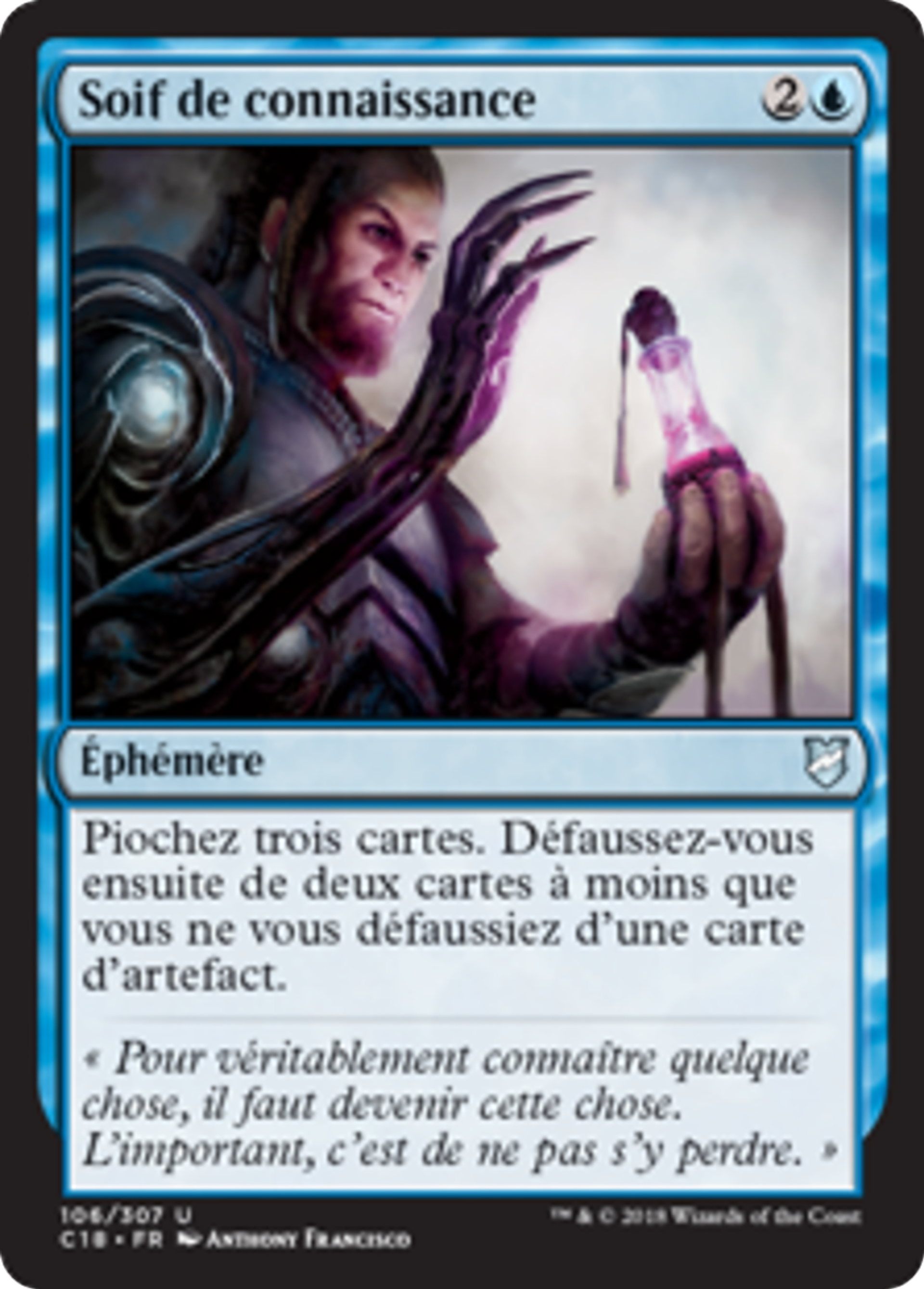Soif de connaissance — Commander 2018 — Magic: The Gathering