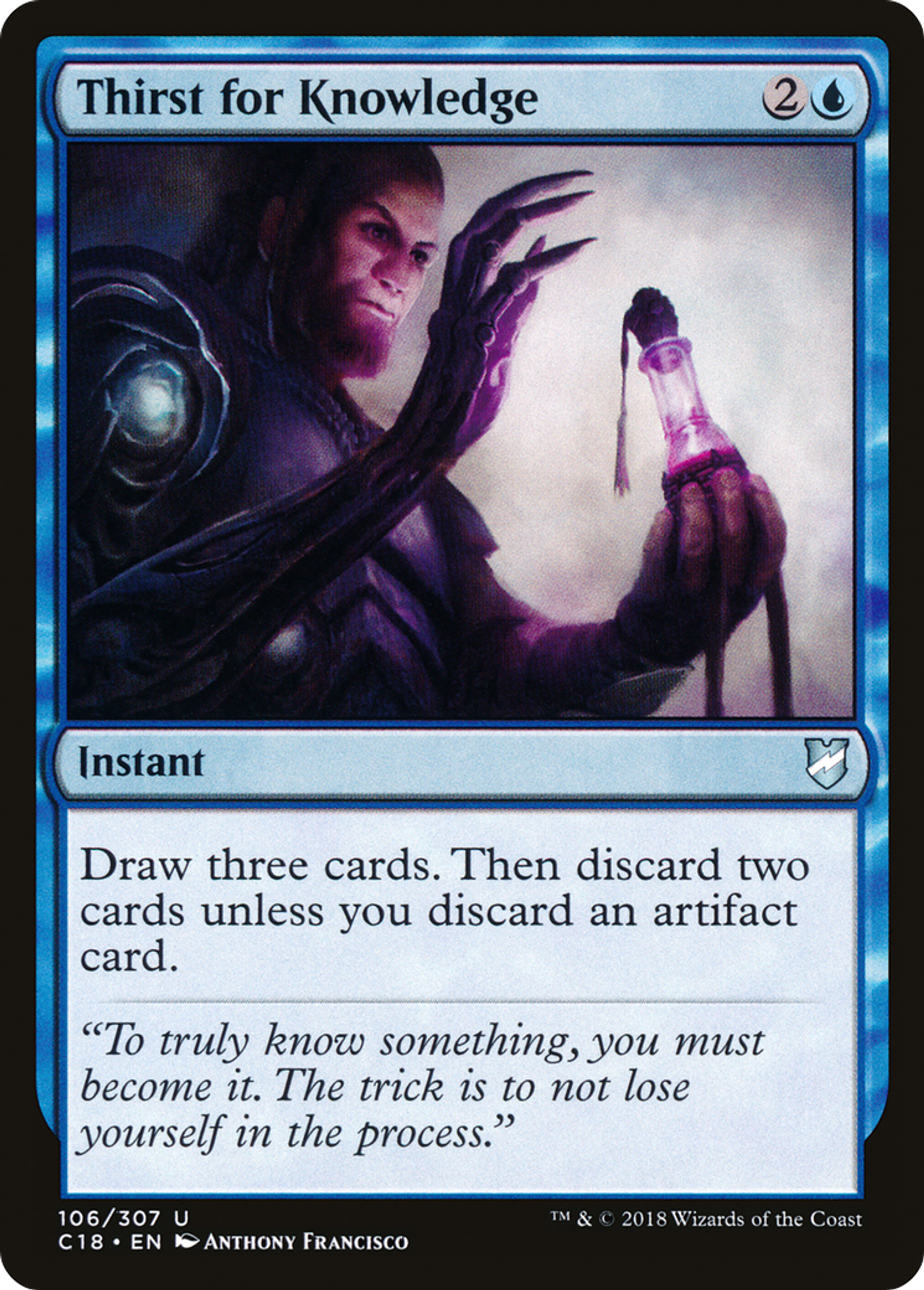 Thirst for Knowledge — Commander 2018 — Magic: The Gathering