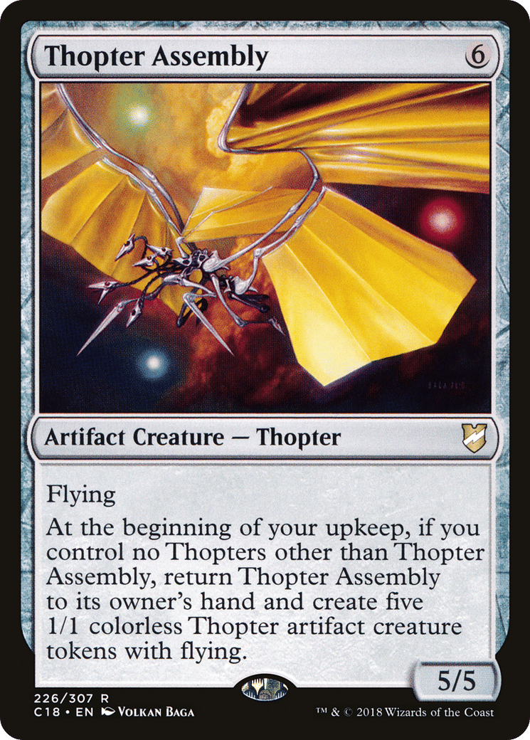 Thopter Assembly — Commander 2018 — Magic: The Gathering