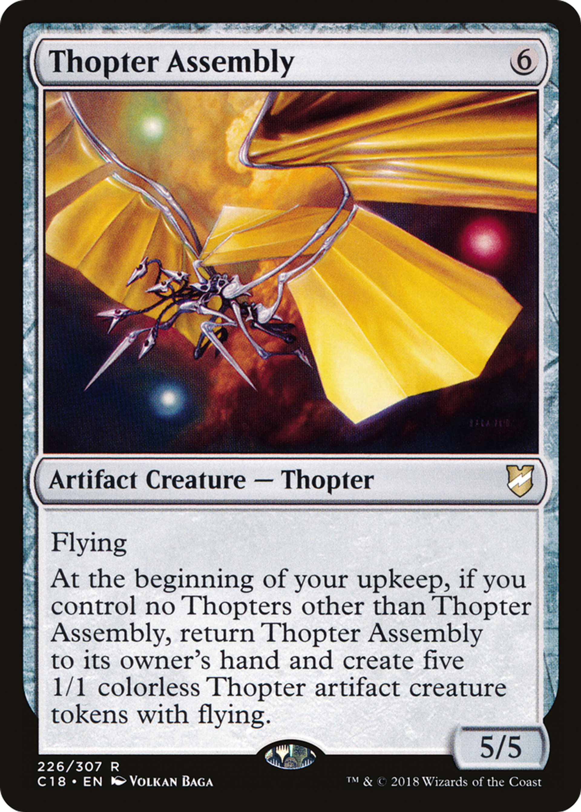 Thopter Assembly — Commander 2018 — Magic: The Gathering