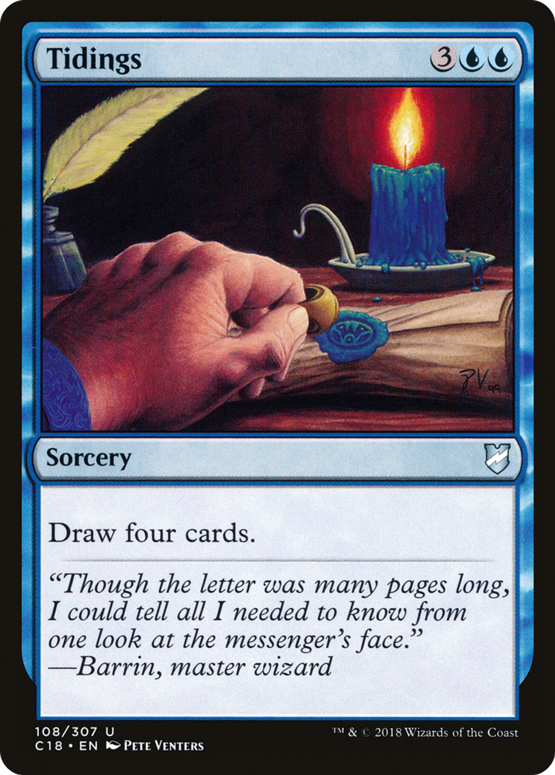 Tidings — Commander 2018 — Magic: The Gathering
