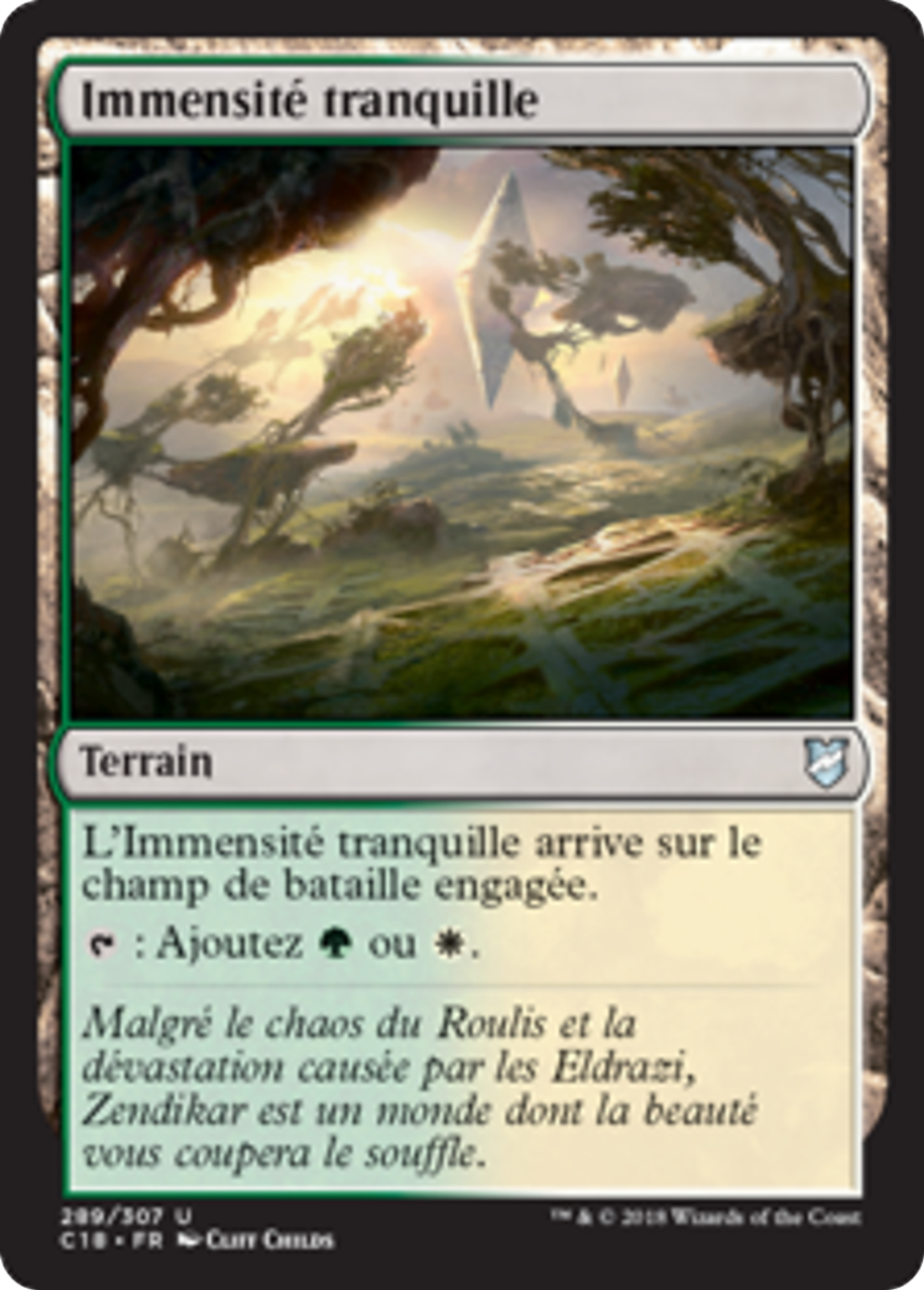Immensité tranquille — Commander 2018 — Magic: The Gathering