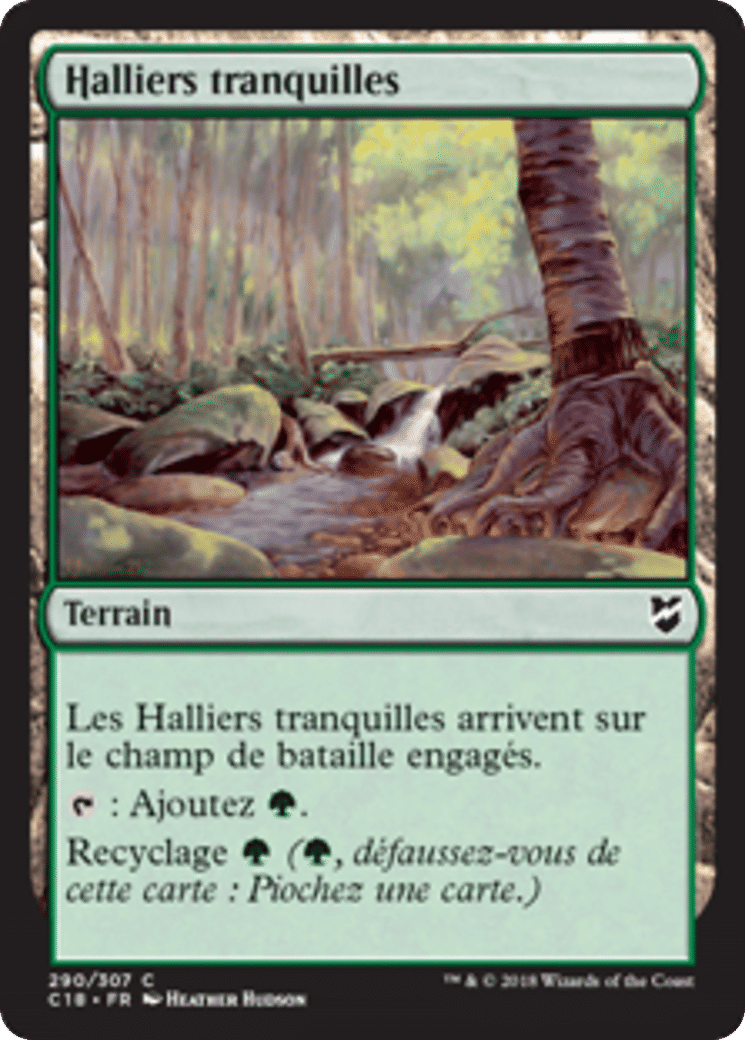 Halliers tranquilles — Commander 2018 — Magic: The Gathering