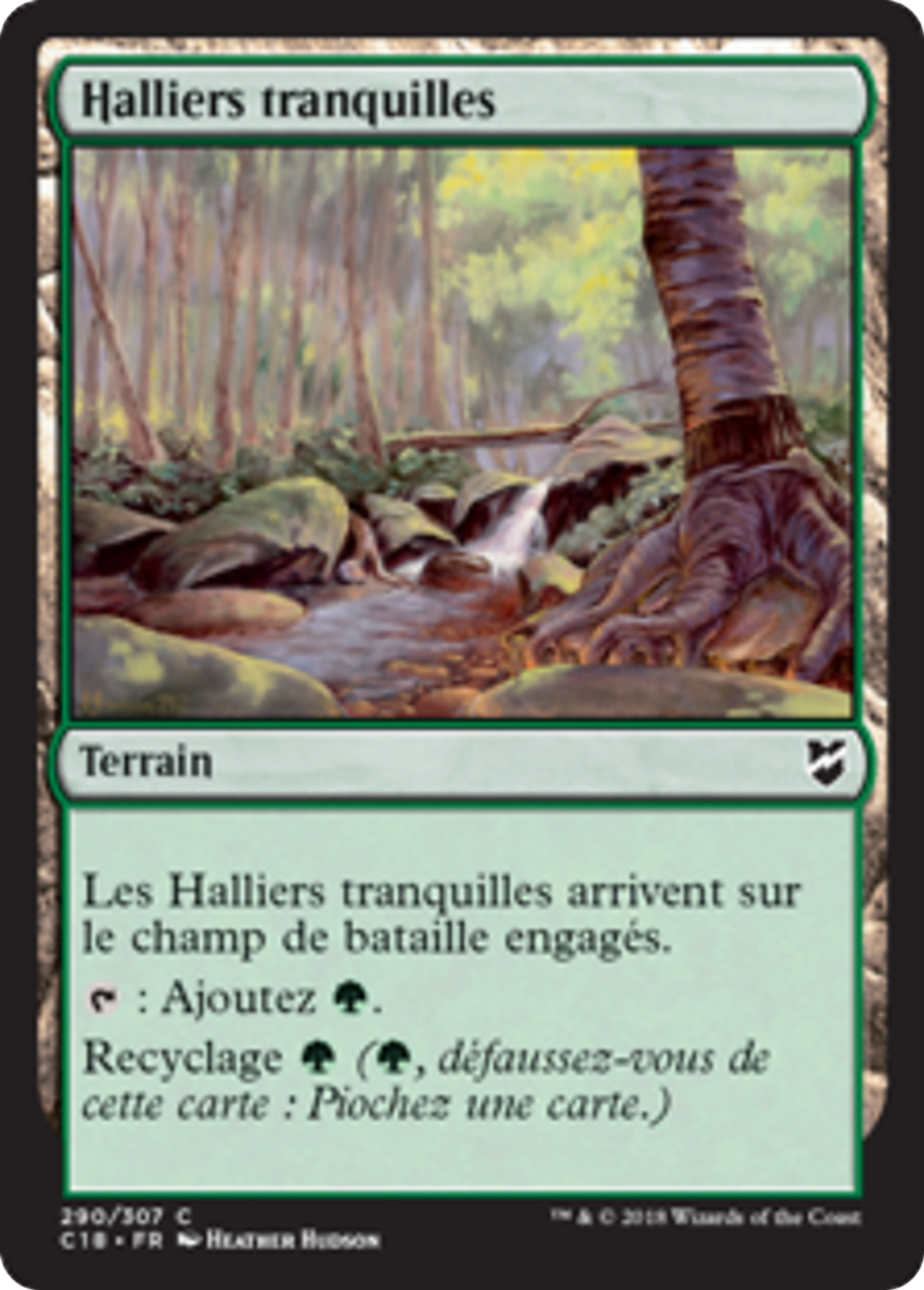 Halliers tranquilles — Commander 2018 — Magic: The Gathering