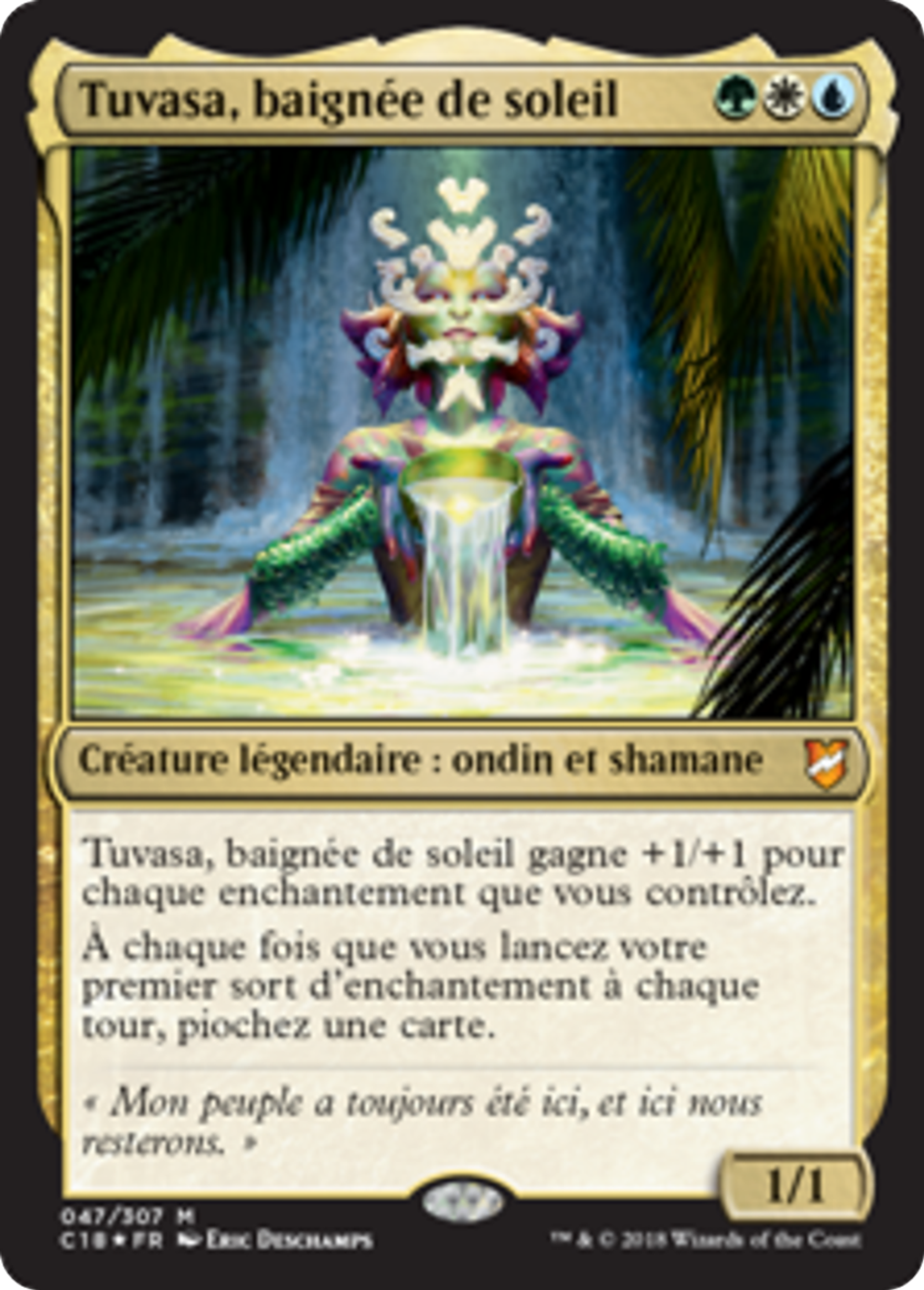 Tuvasa, baignée de soleil — Commander 2018 — Magic: The Gathering