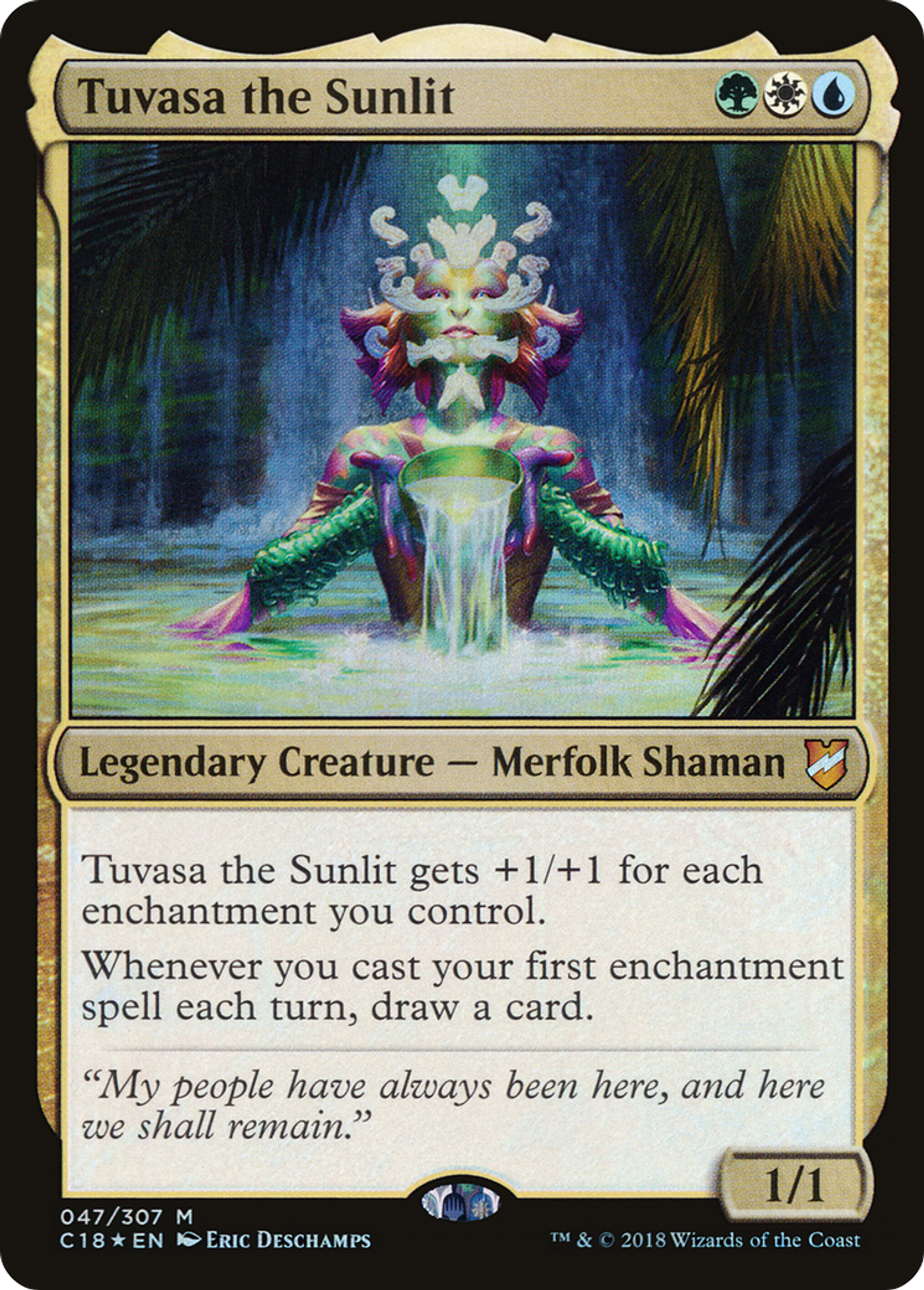 Tuvasa the Sunlit — Commander 2018 — Magic: The Gathering