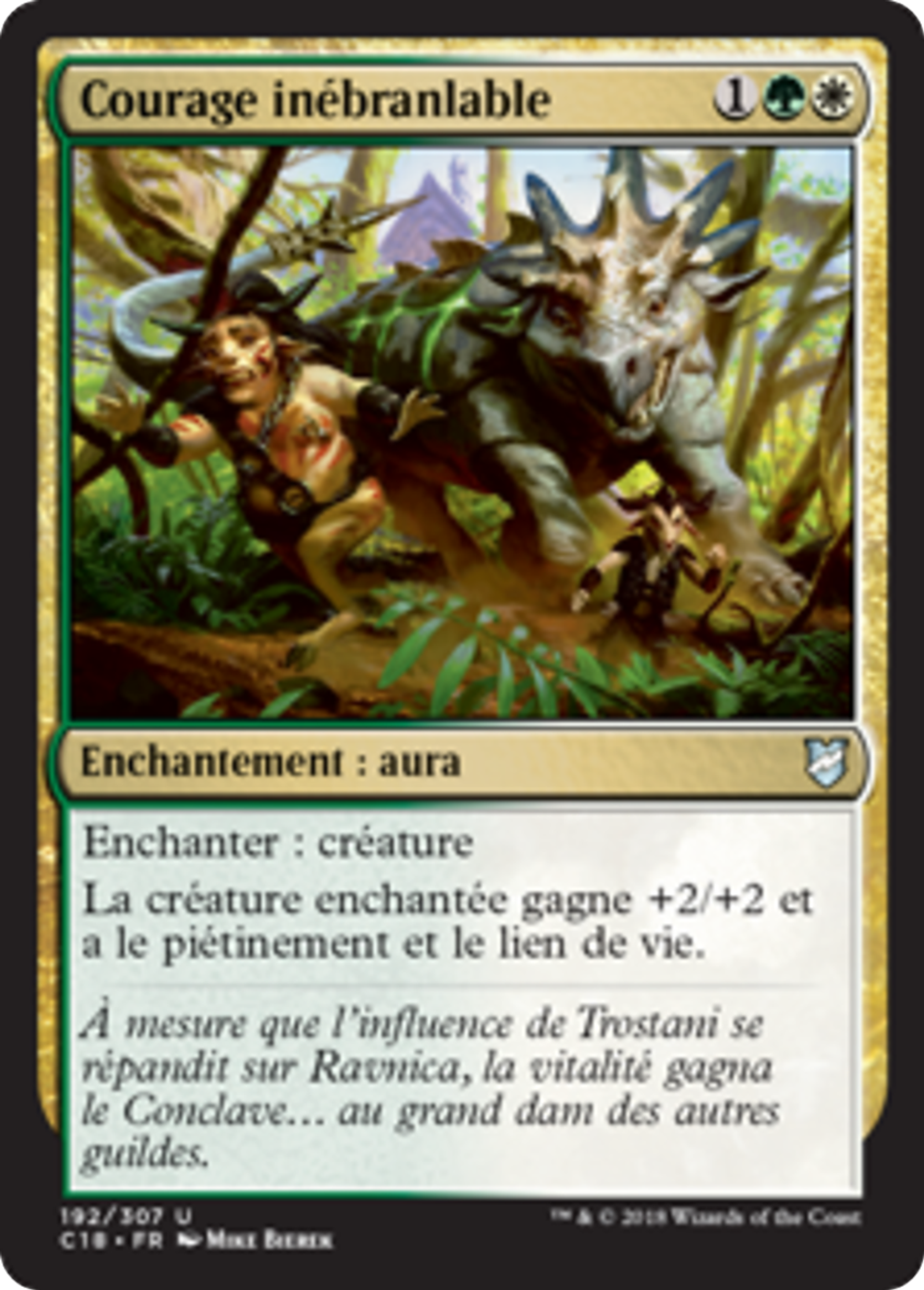 Courage inébranlable — Commander 2018 — Magic: The Gathering