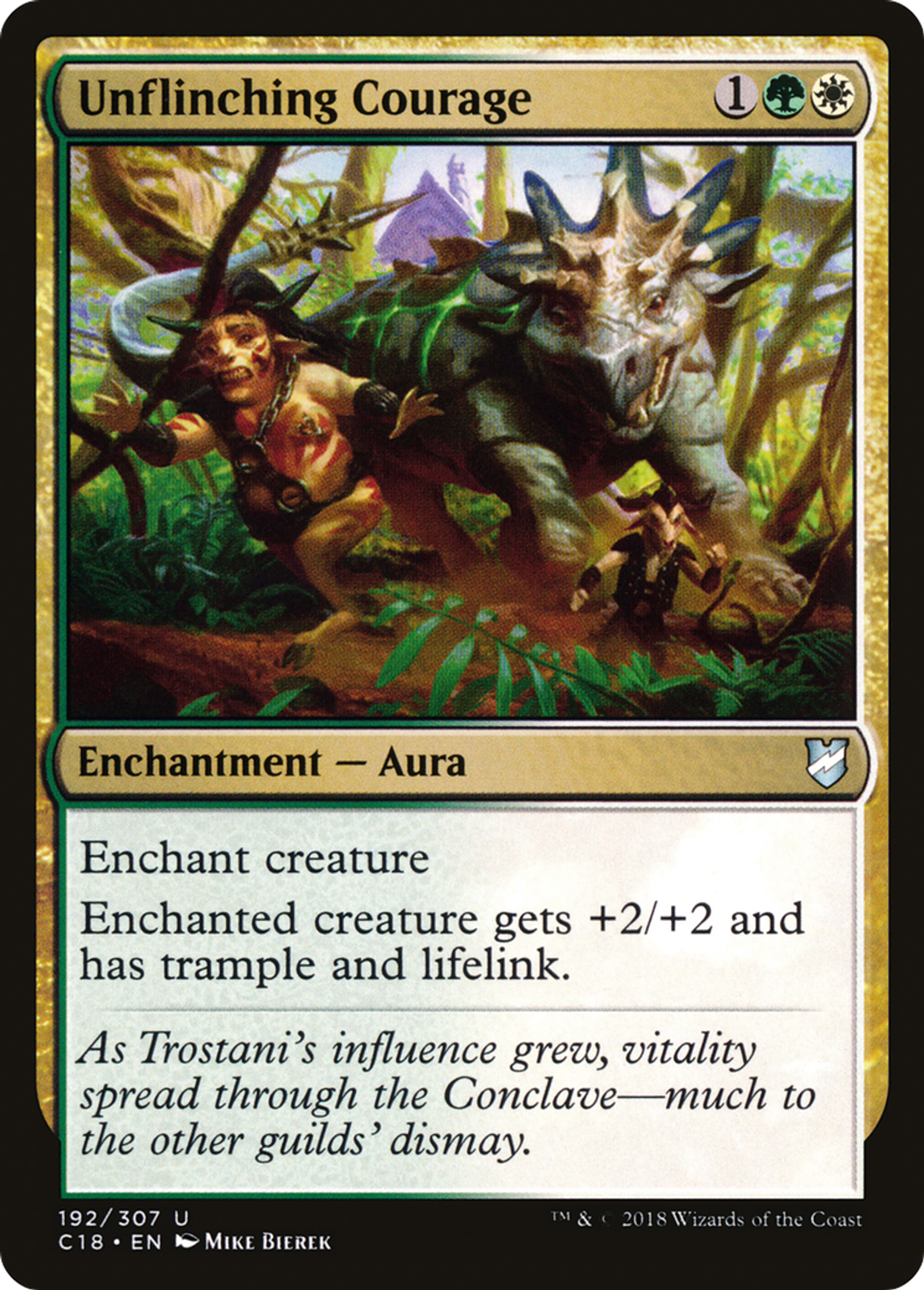 Unflinching Courage — Commander 2018 — Magic: The Gathering
