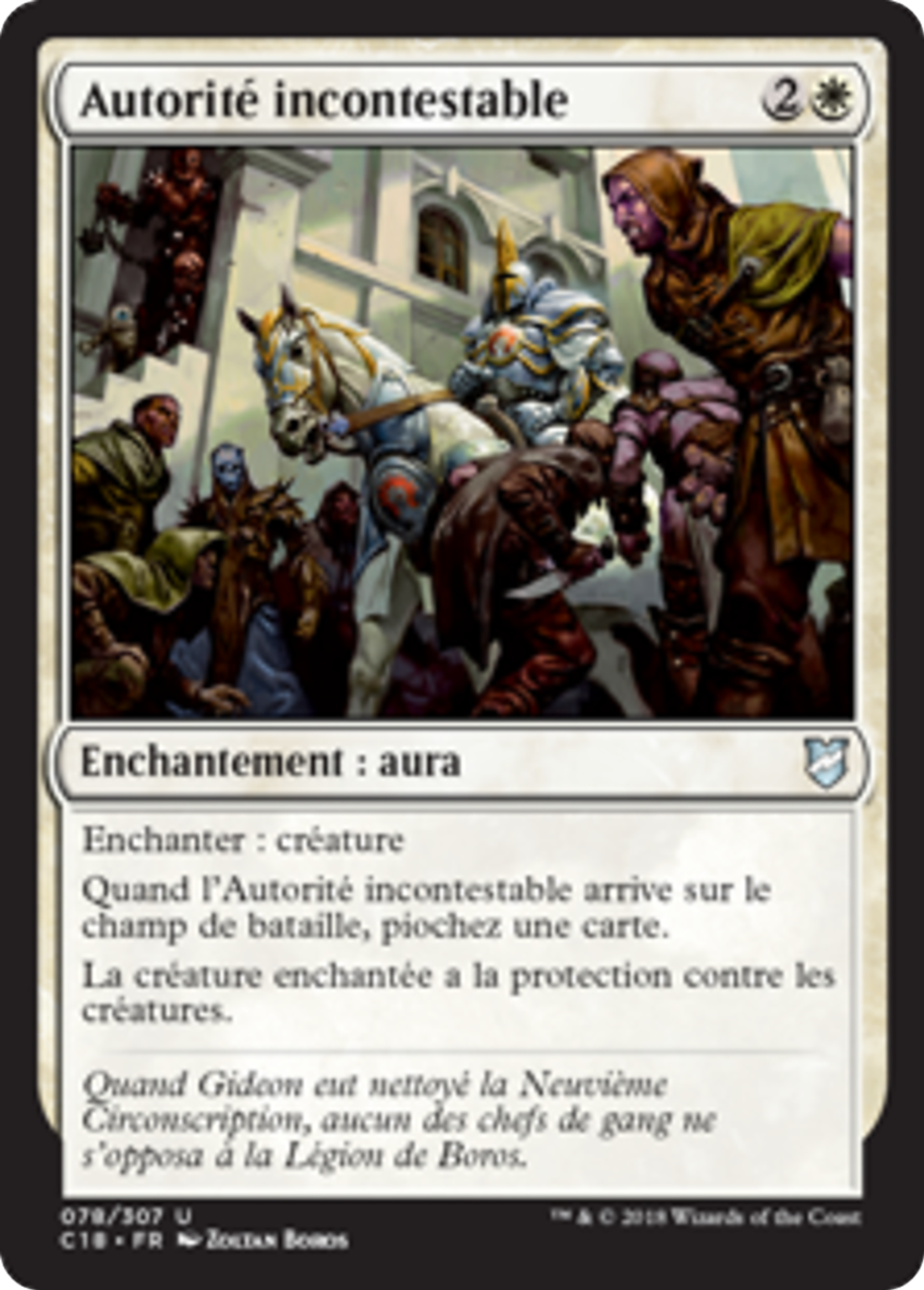 Autorité incontestable — Commander 2018 — Magic: The Gathering