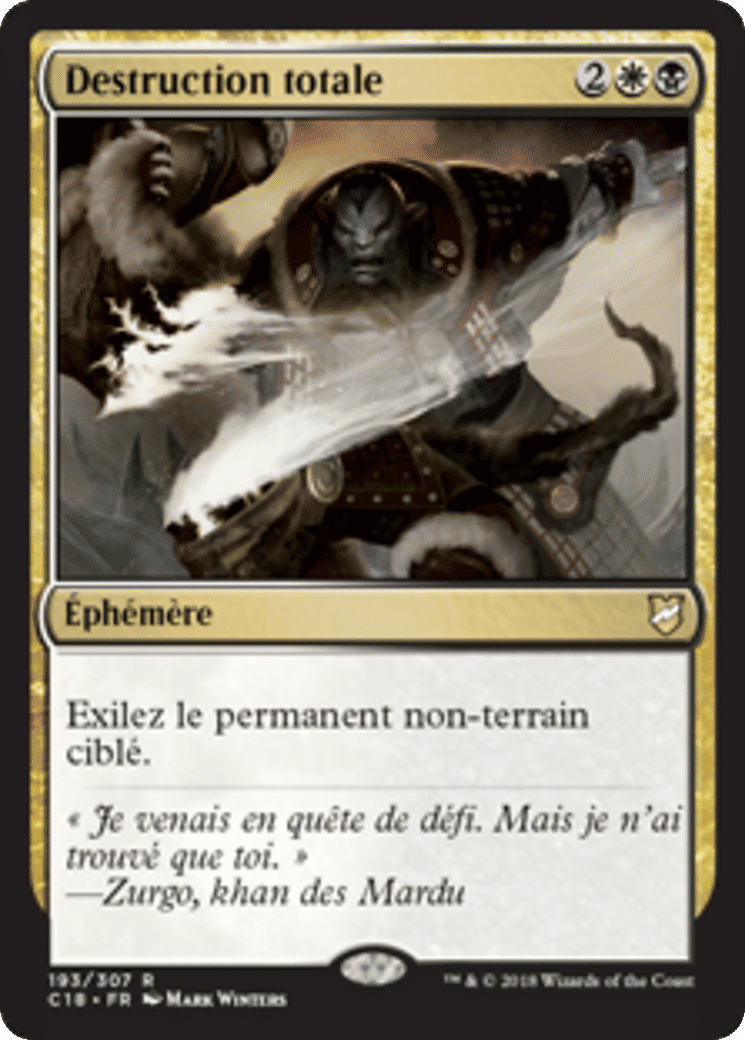 Destruction totale — Commander 2018 — Magic: The Gathering