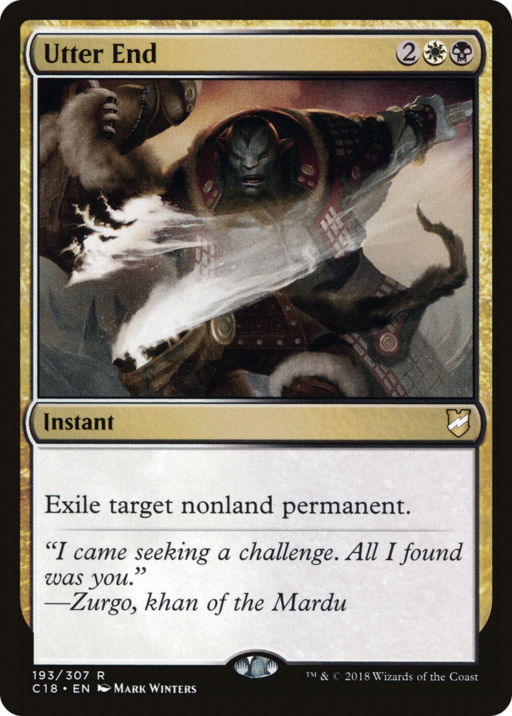 Utter End — Commander 2018 — Magic: The Gathering