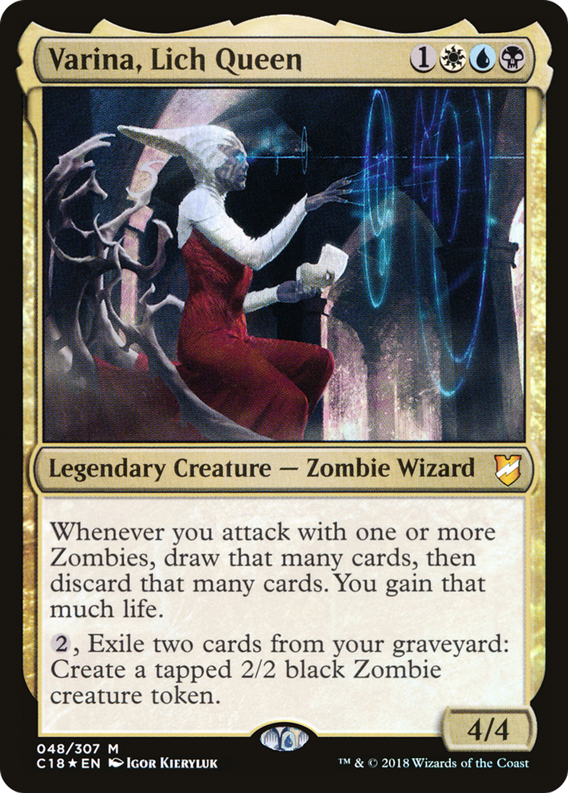 Varina, Lich Queen — Commander 2018 — Magic: The Gathering