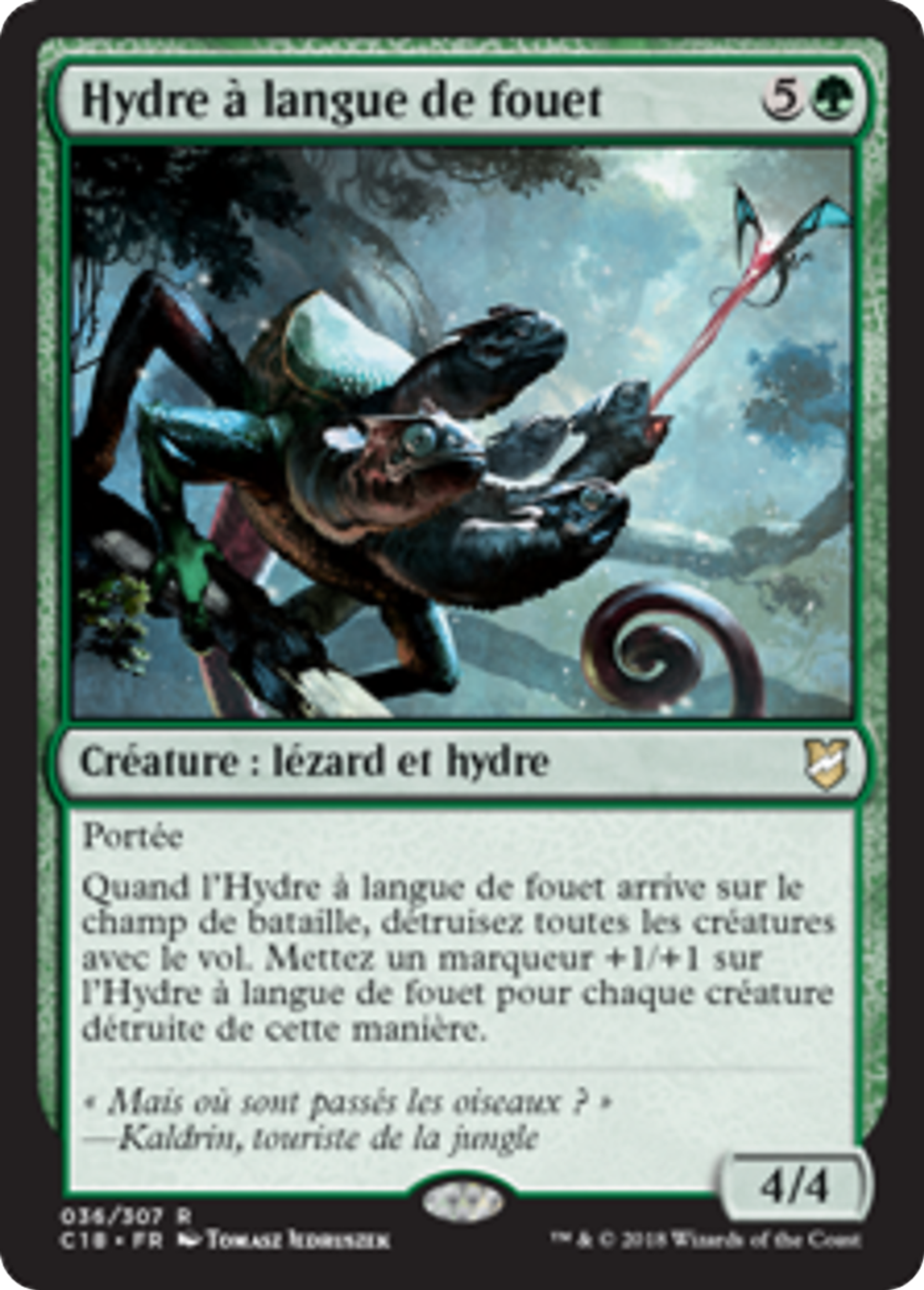 Hydre à langue de fouet — Commander 2018 — Magic: The Gathering